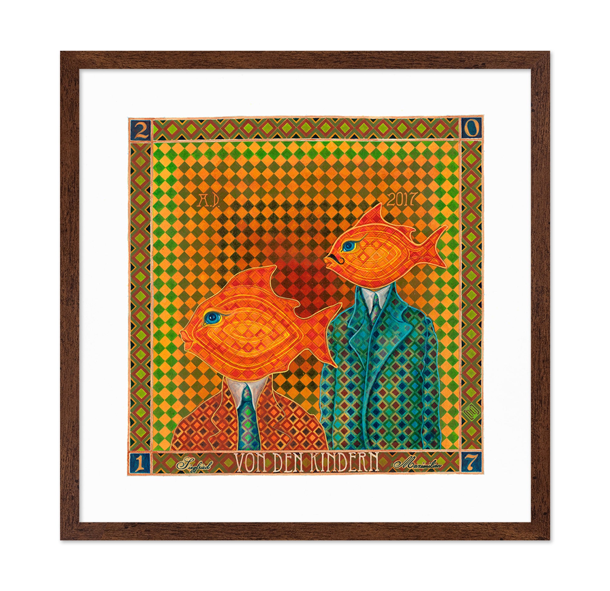 Twin Fish Portrait