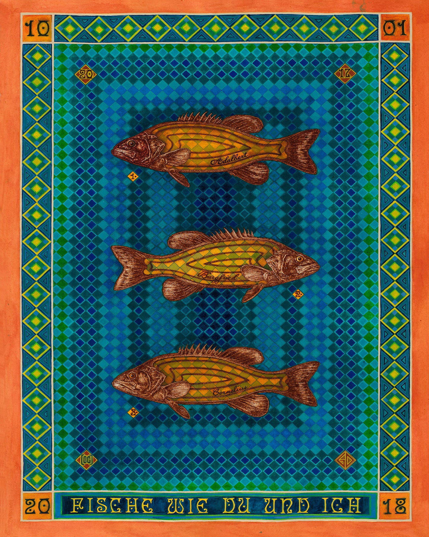 Trio Fish Pattern