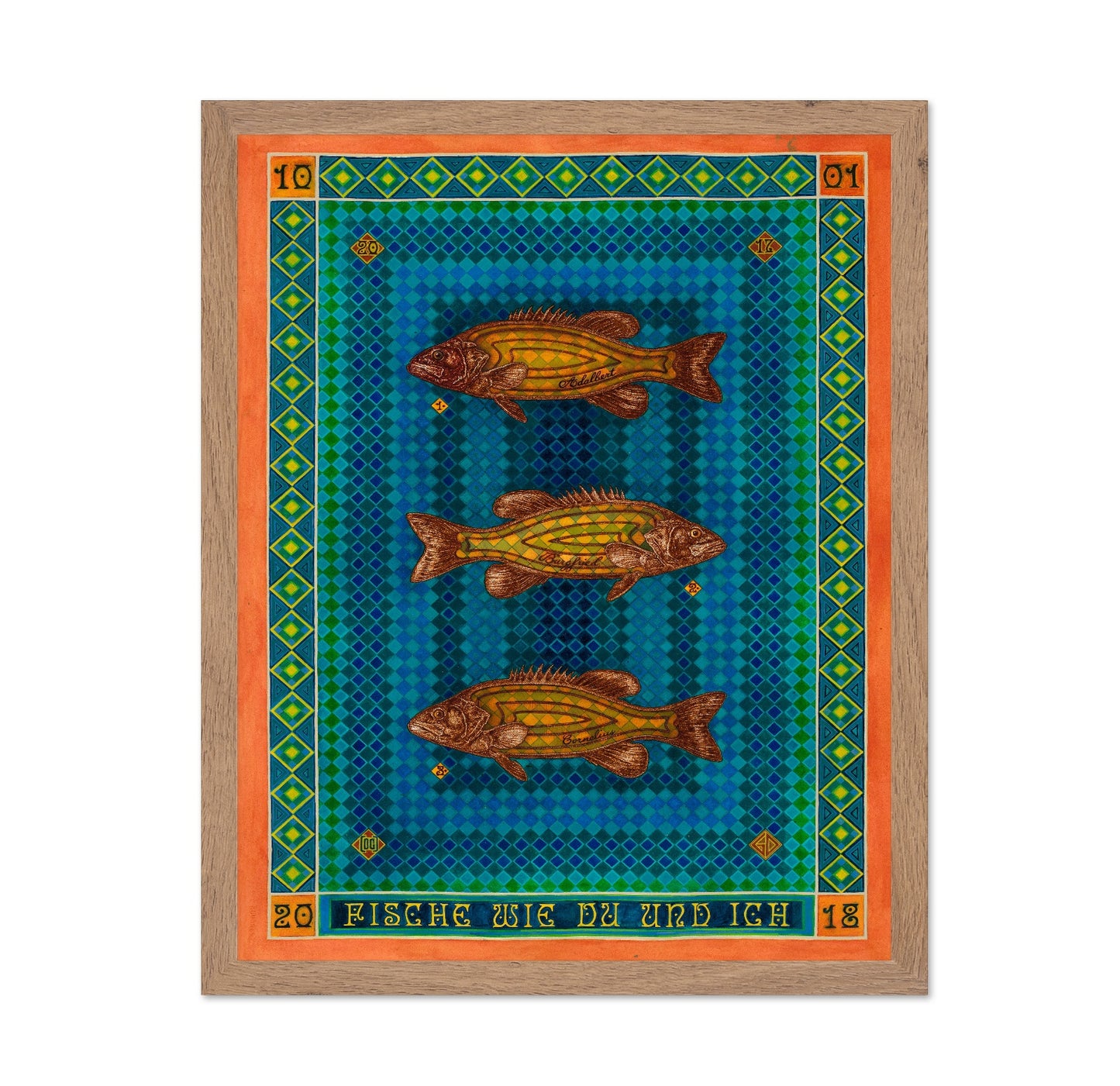 Trio Fish Pattern