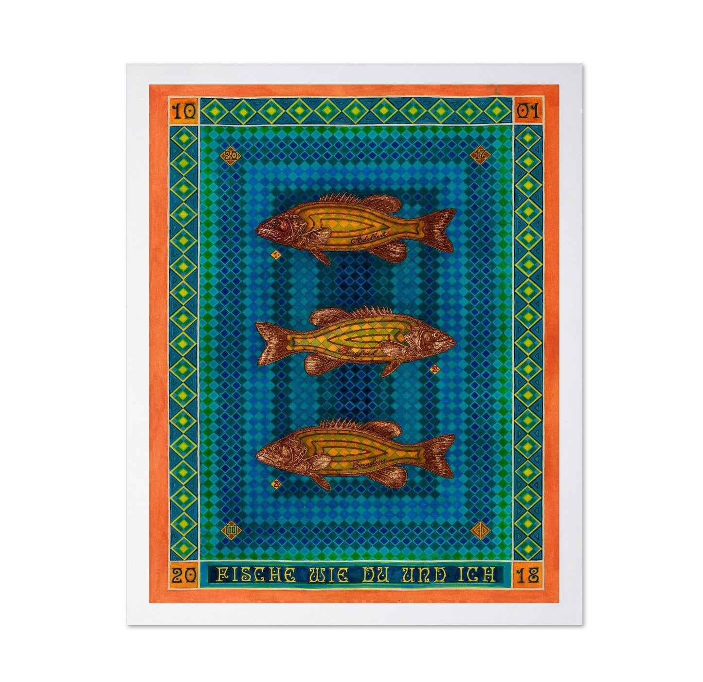 Trio Fish Pattern