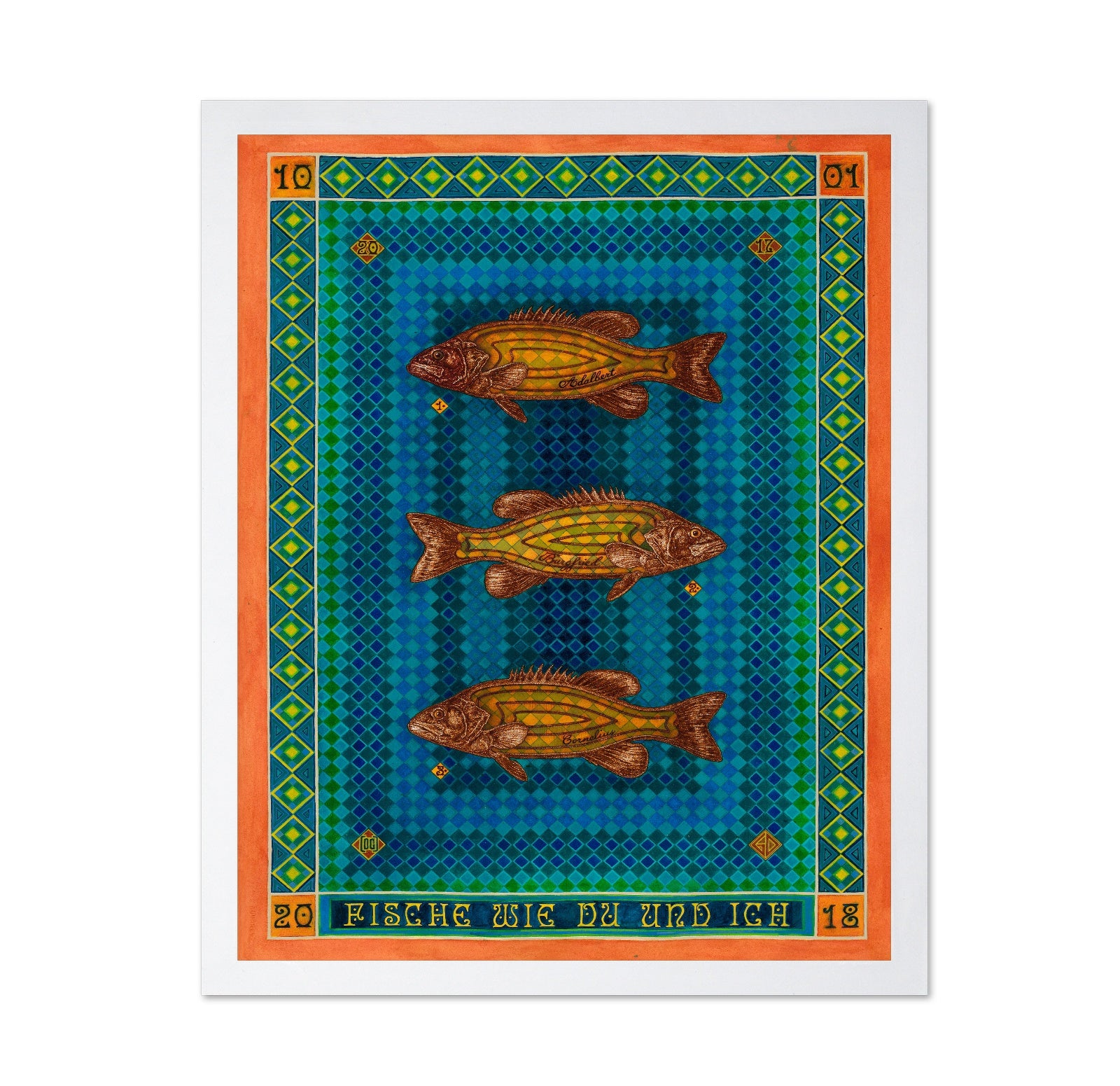 Trio Fish Pattern