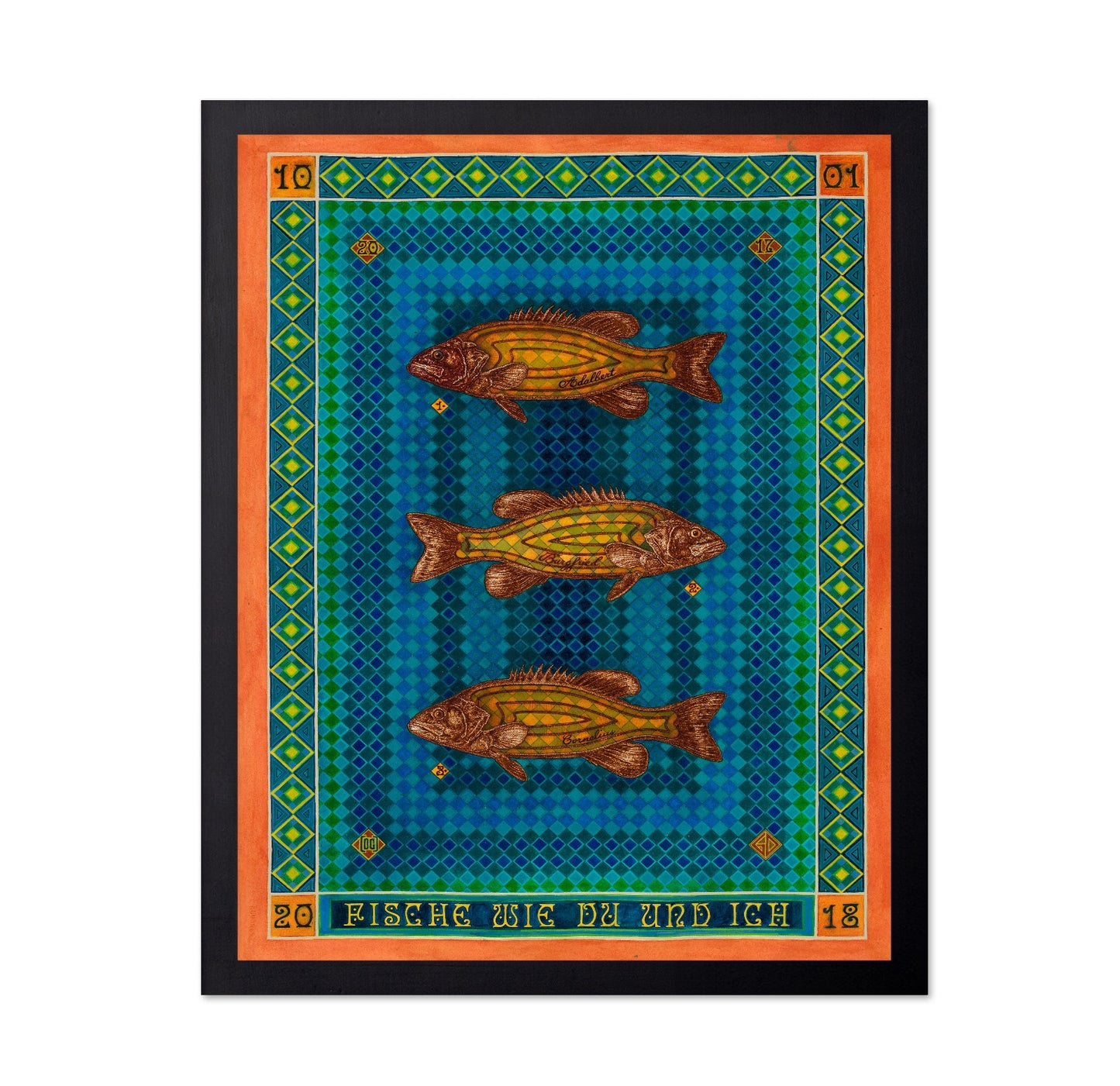 Trio Fish Pattern