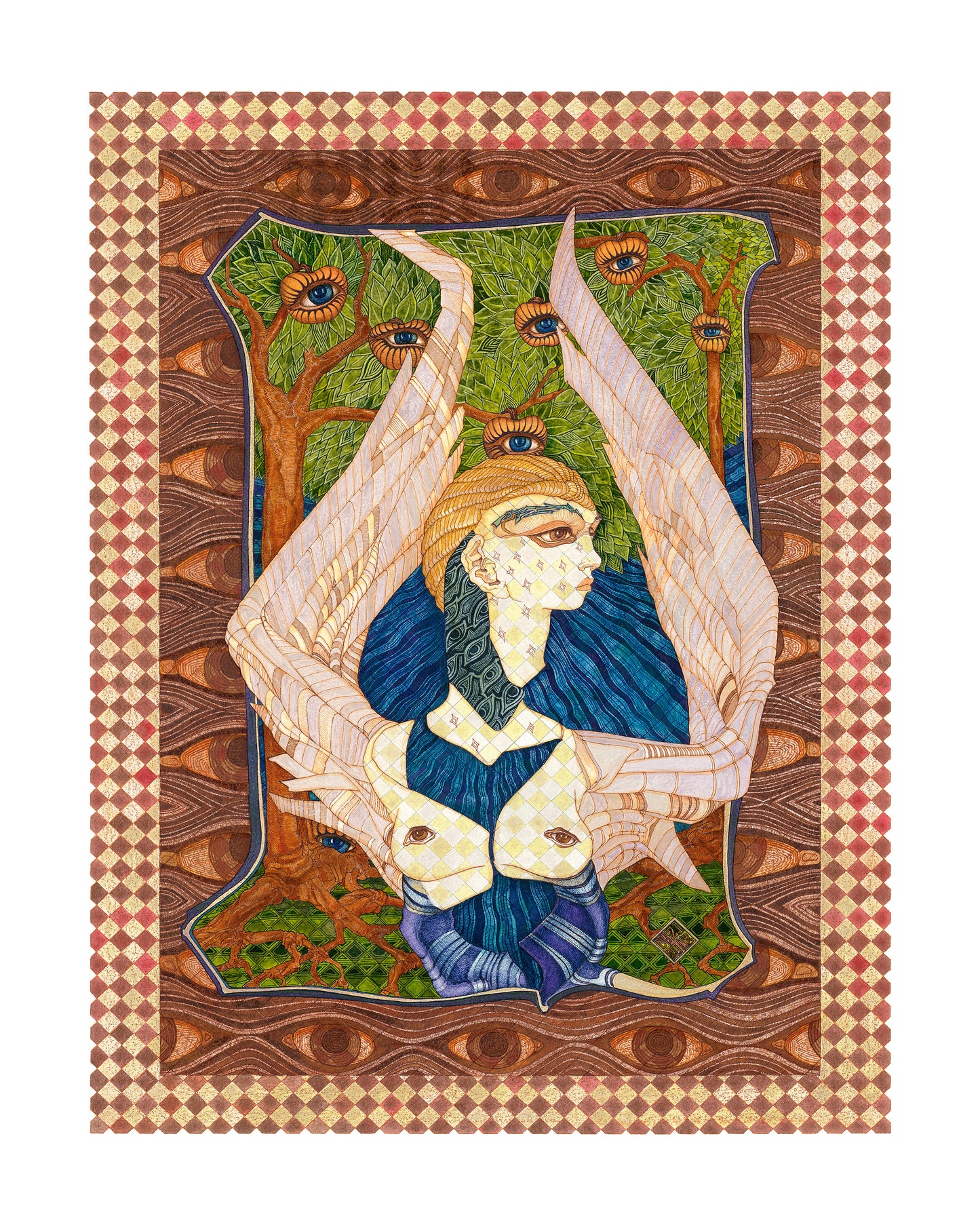 Mystical Winged Figure