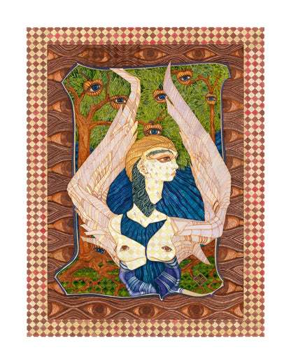Mystical Winged Figure
