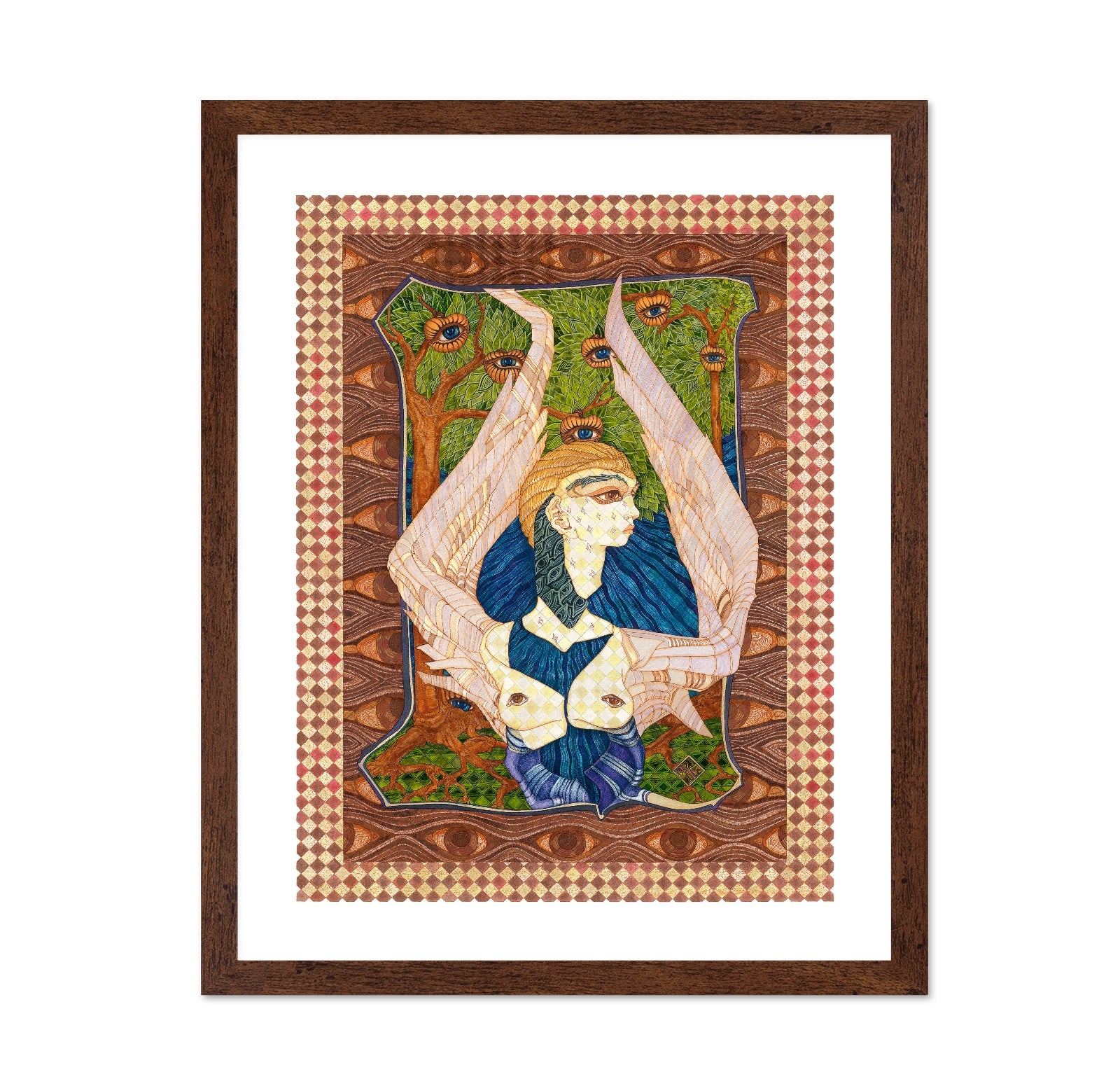 Mystical Winged Figure