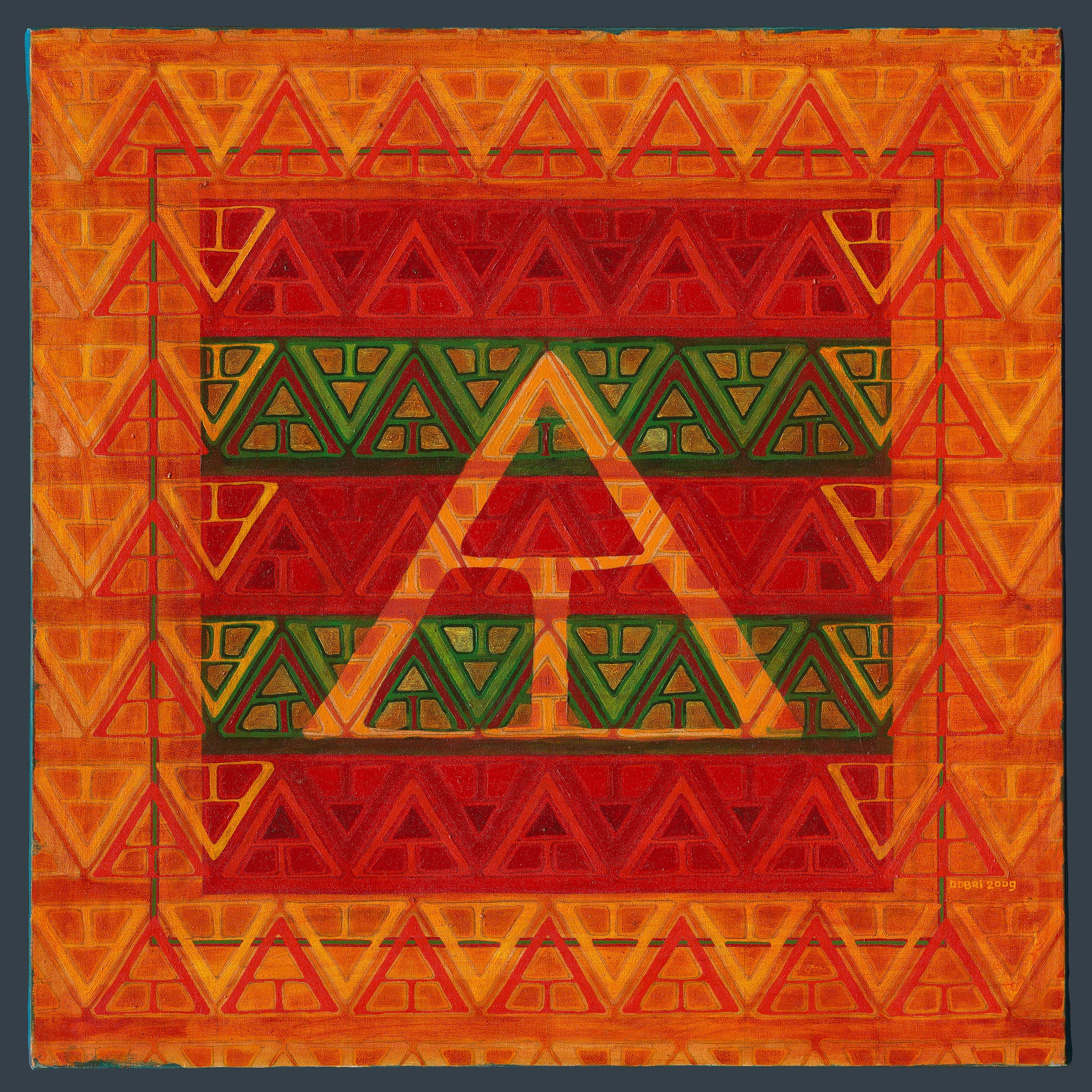 Tribal Triangle Pattern