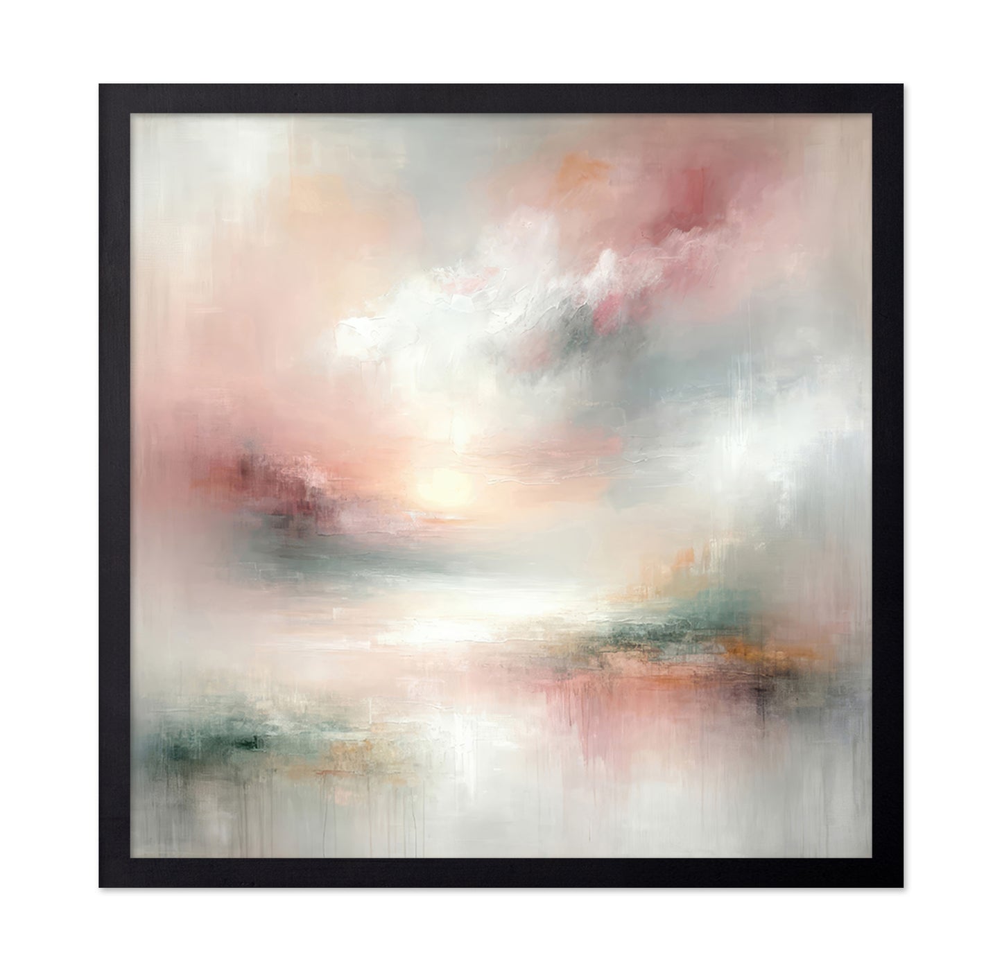 Blush Horizon Abstract No3
