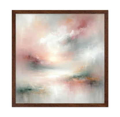 Blush Horizon Abstract No3