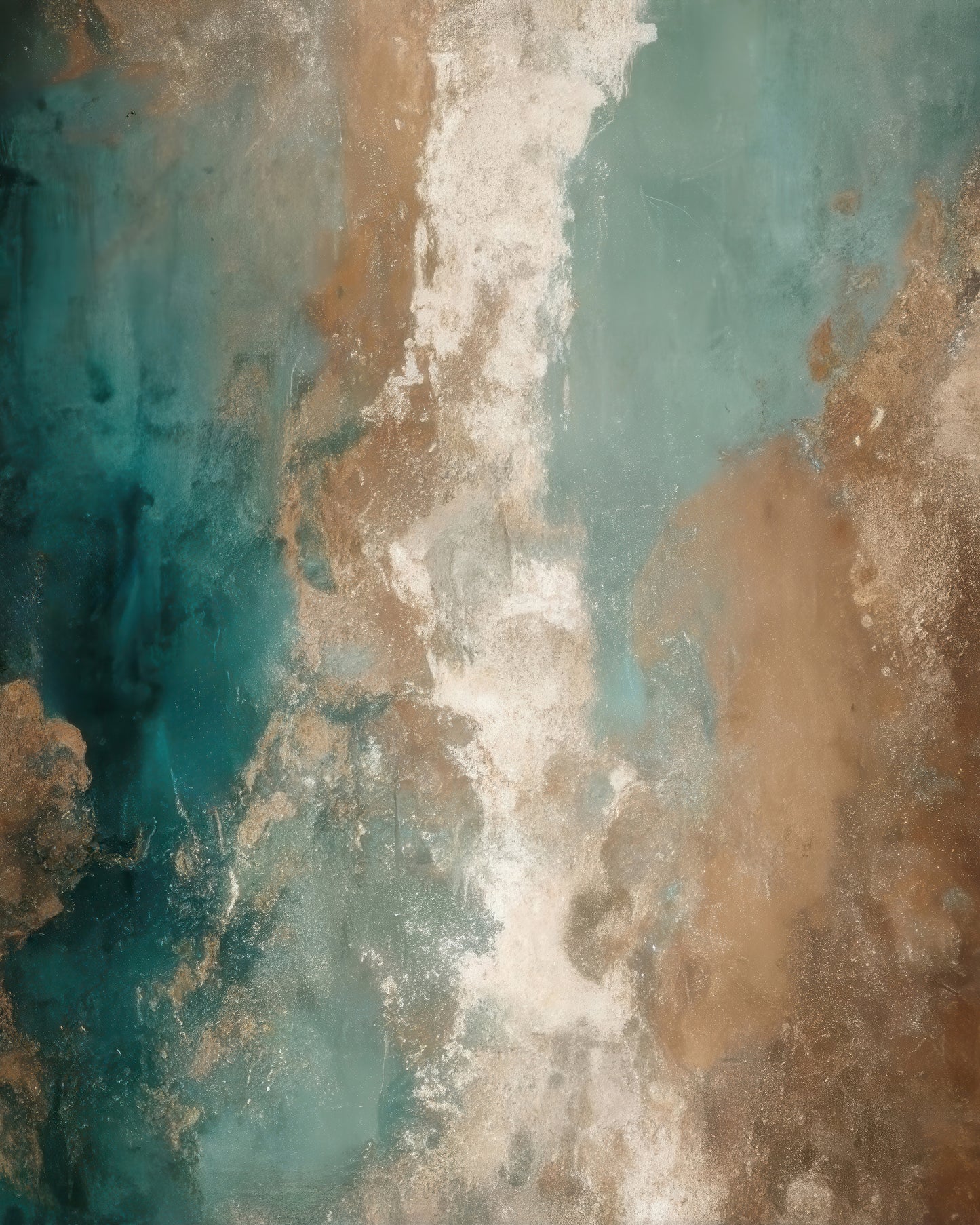 Ocean Patina Abstract