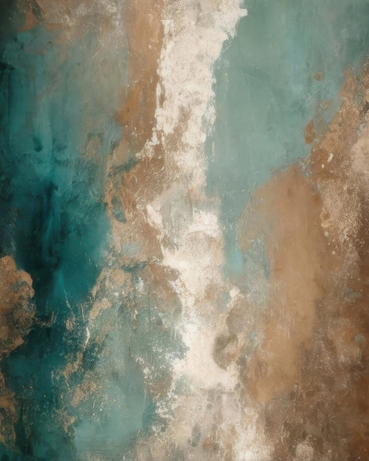 Ocean Patina Abstract