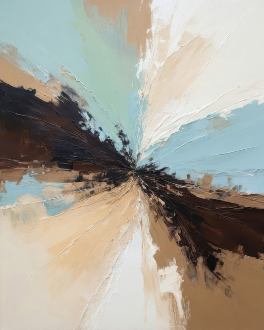 Desert Sky Burst Abstract
