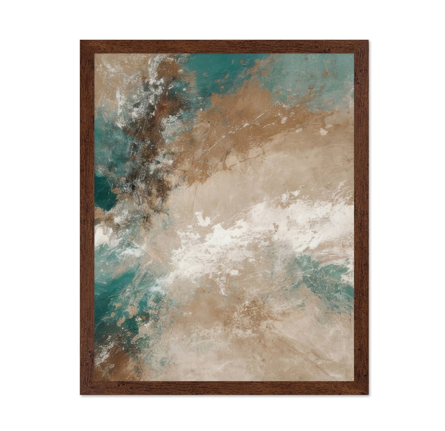 Turquoise Earth Burst