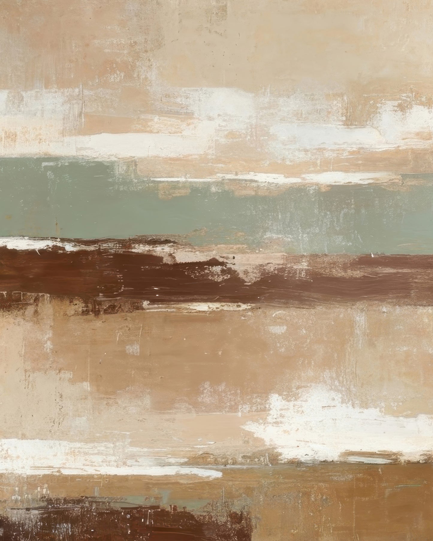 Desert Horizon Abstract