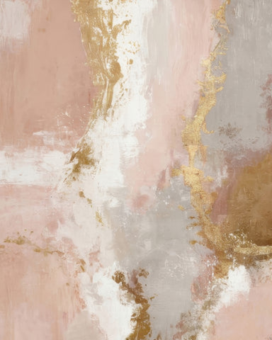 Blush Gold Texture Abstract