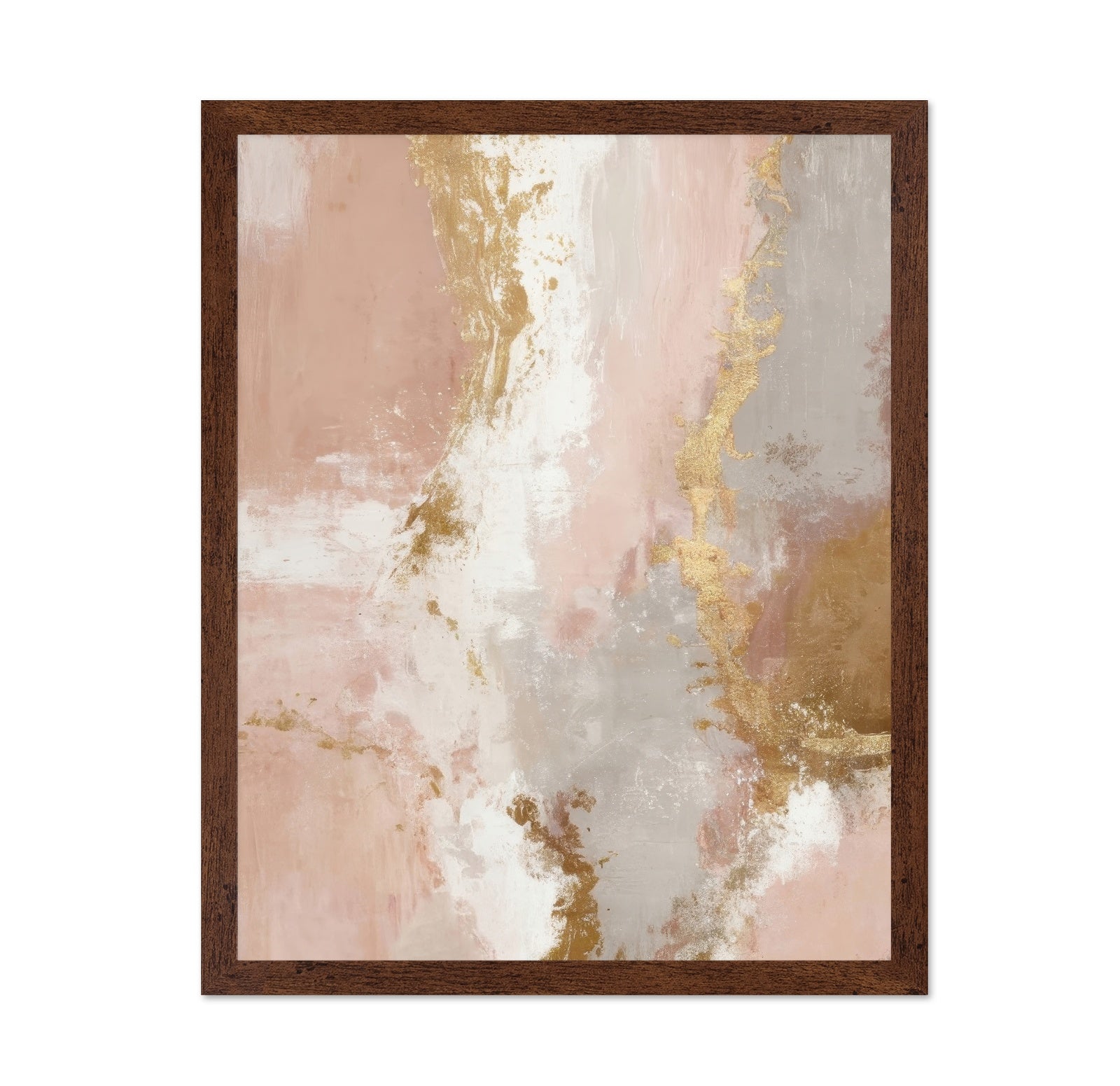 Blush Gold Texture Abstract