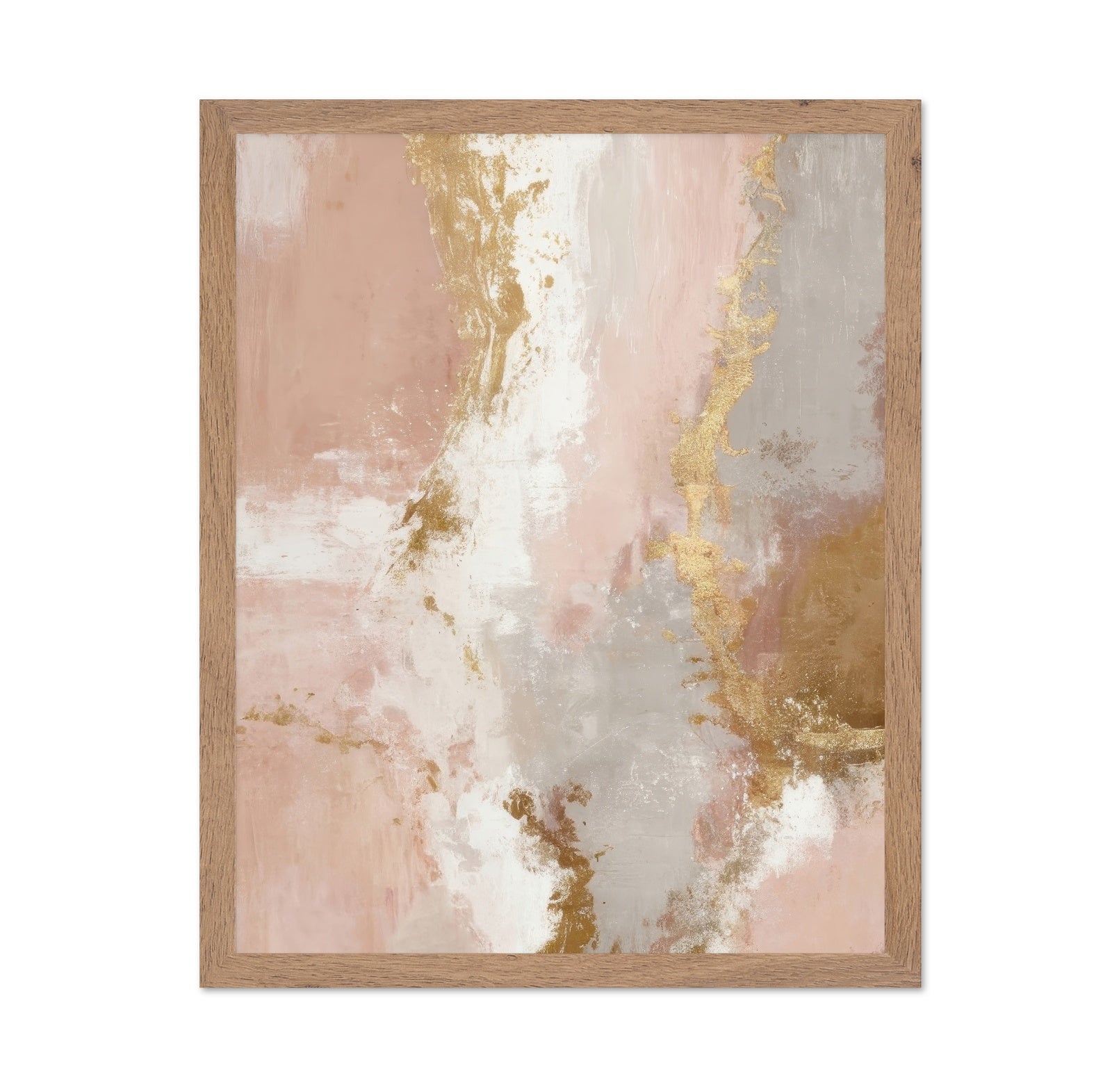 Blush Gold Texture Abstract