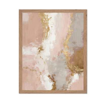 Blush Gold Texture Abstract