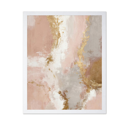 Blush Gold Texture Abstract