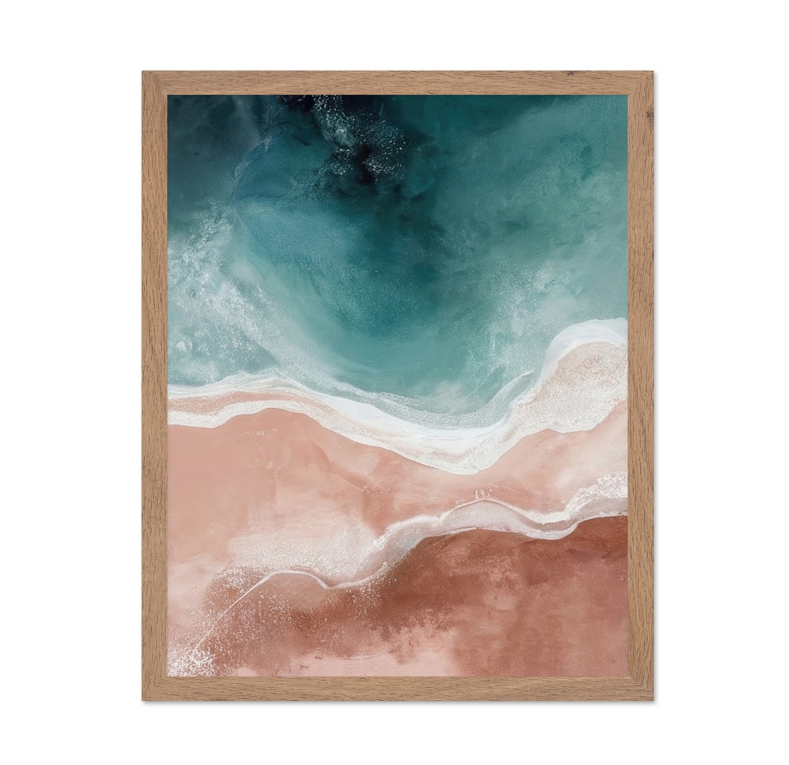 Blush Coastline Aerial