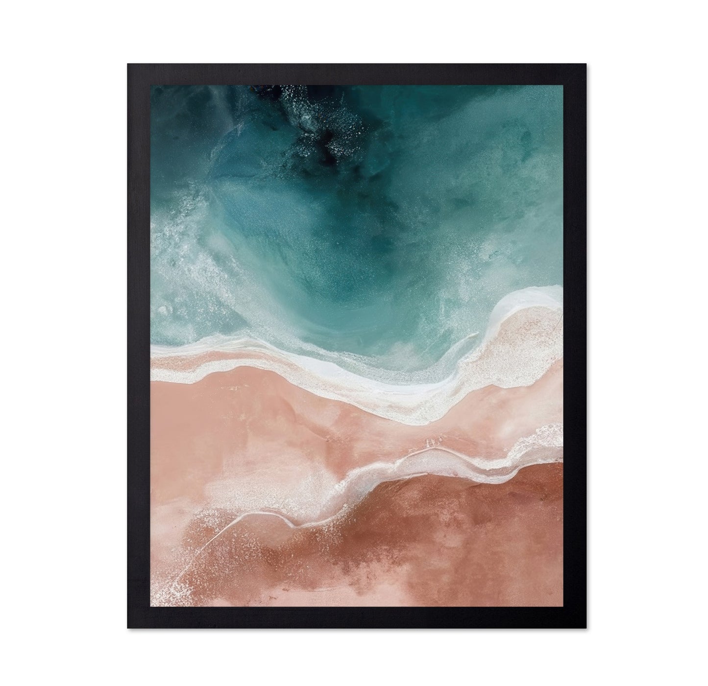 Blush Coastline Aerial