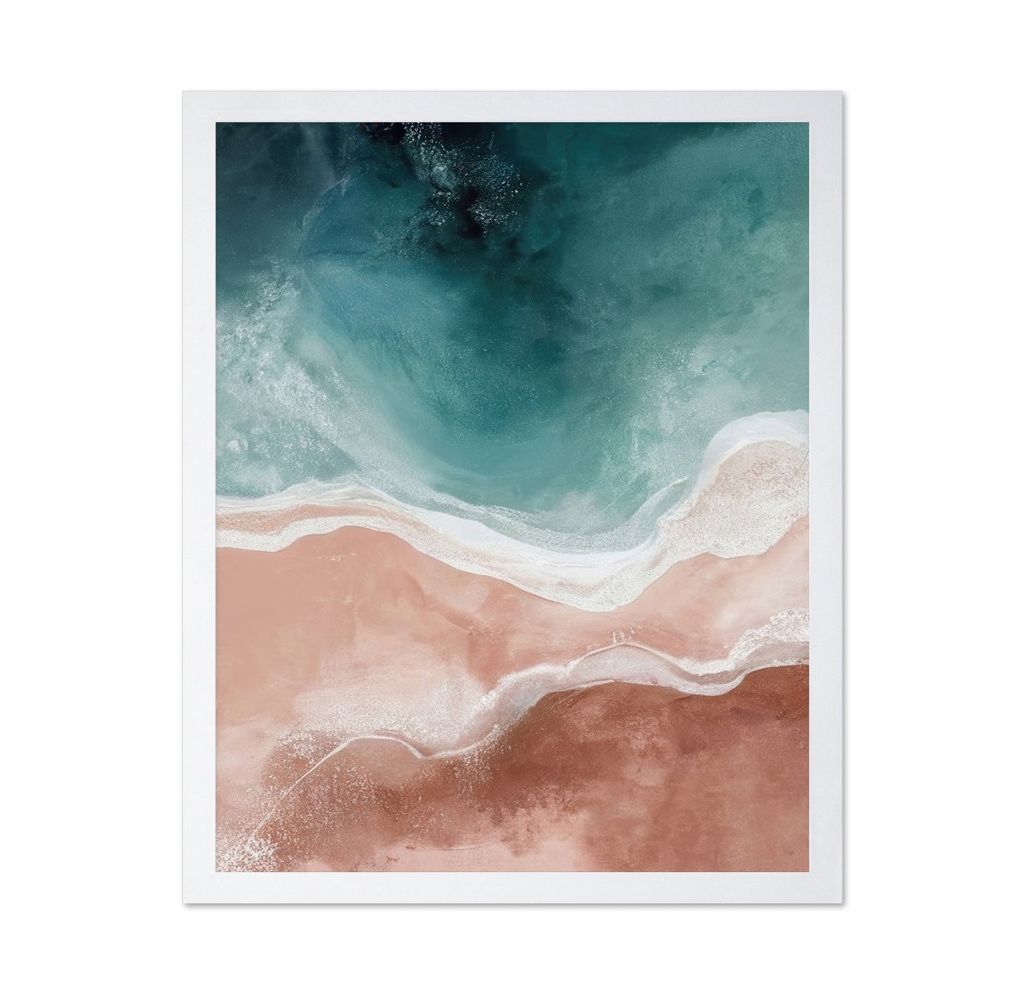 Blush Coastline Aerial