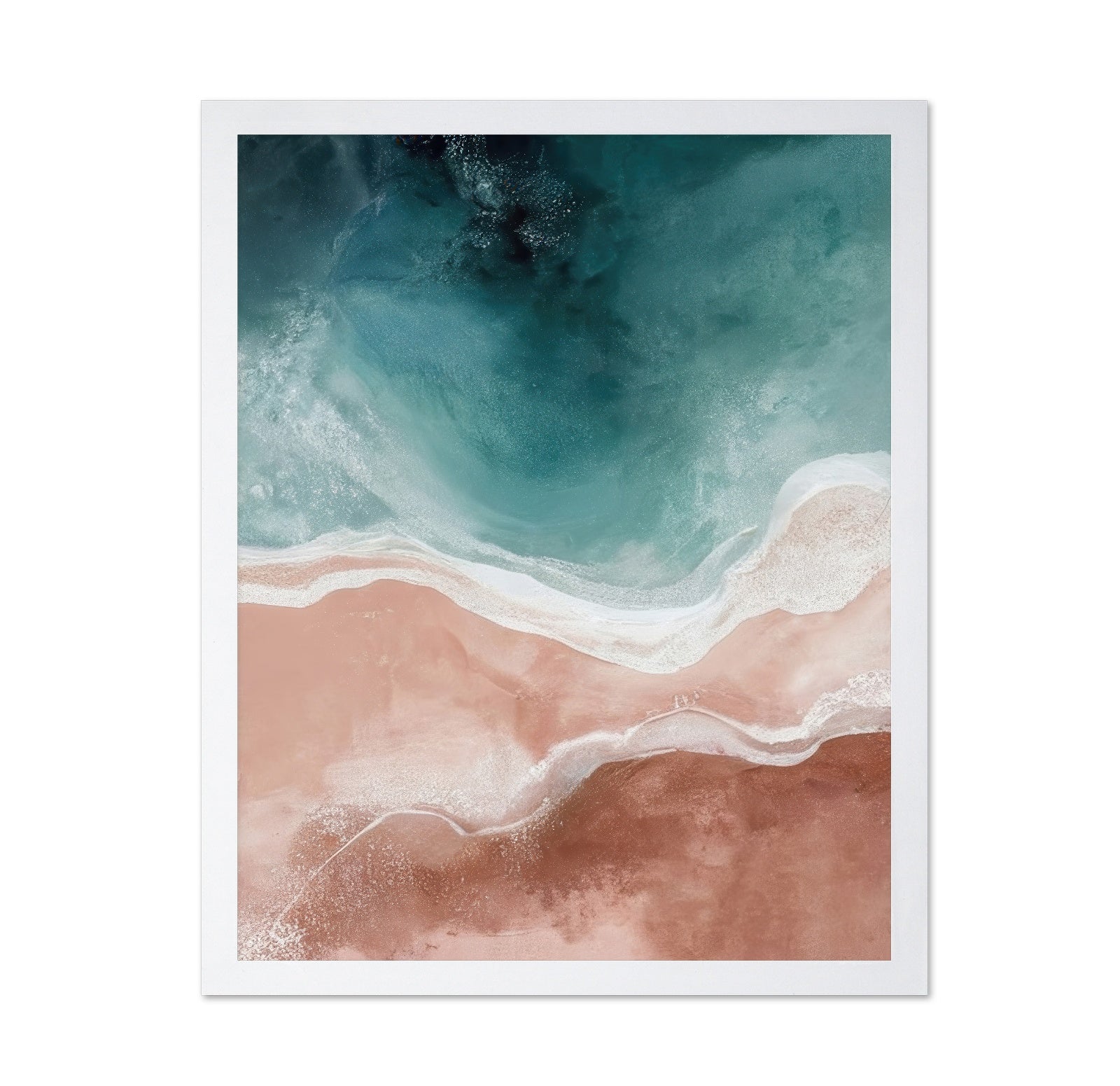 Blush Coastline Aerial