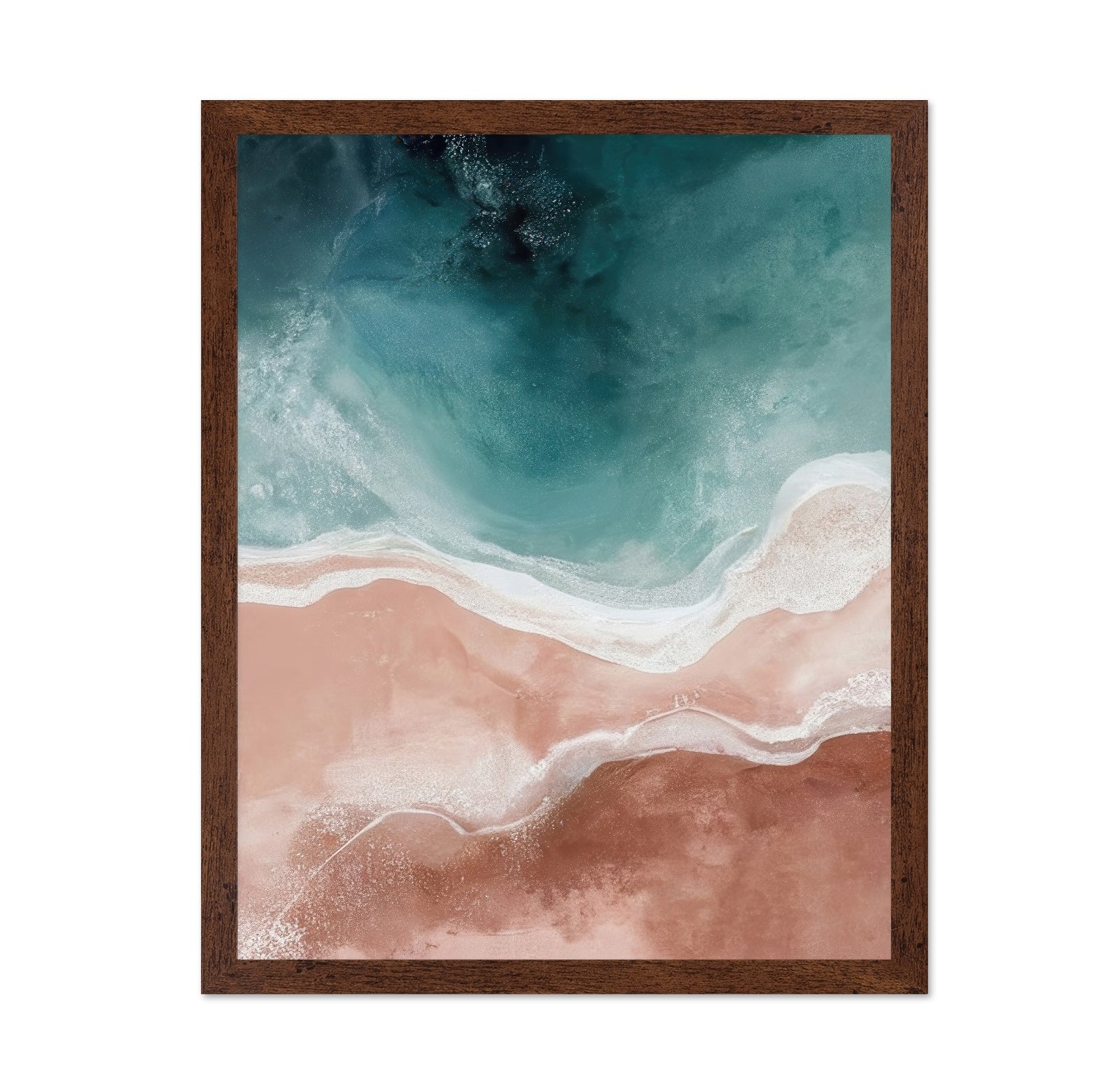 Blush Coastline Aerial