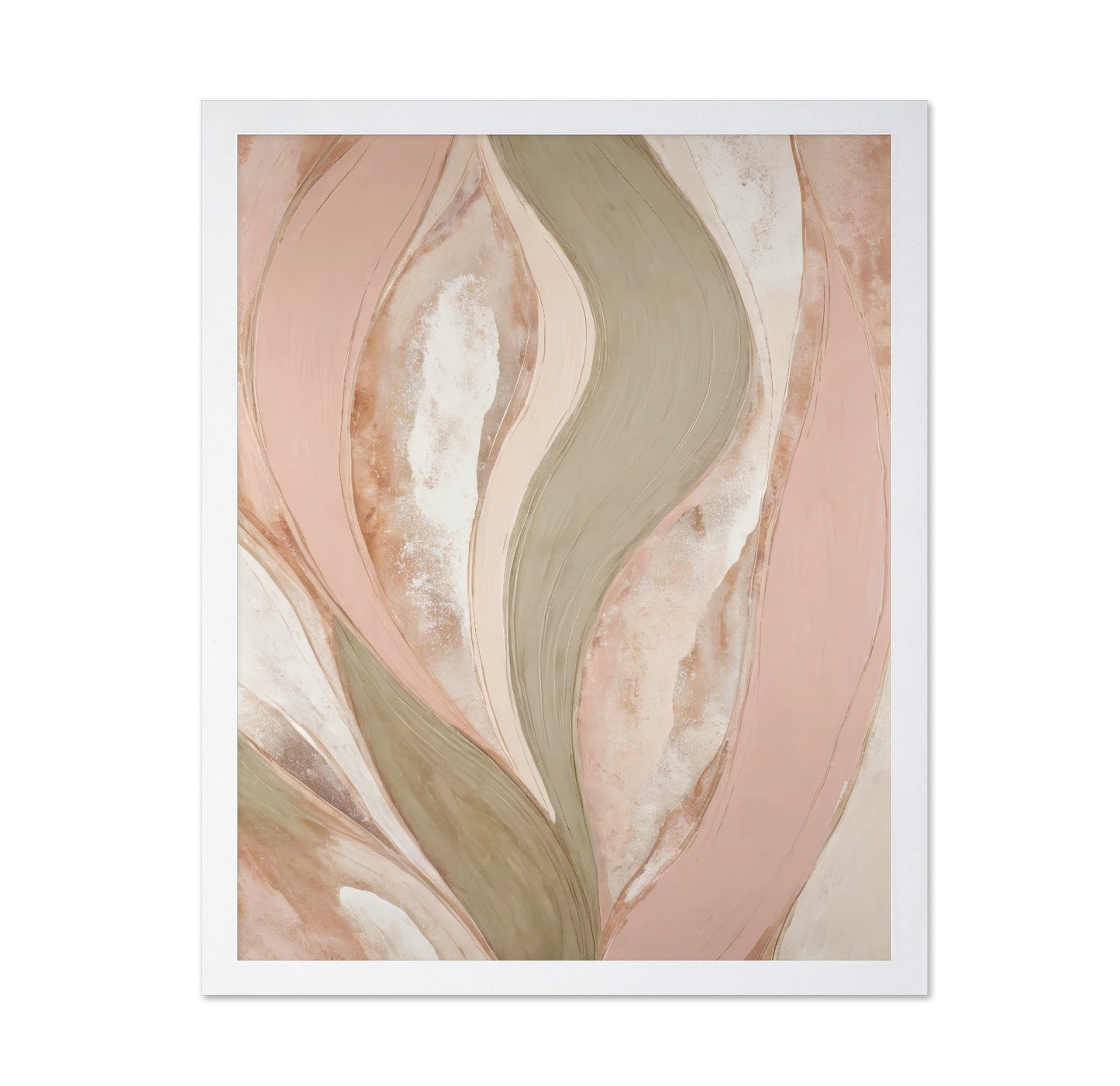 Blush Flow Abstract No2