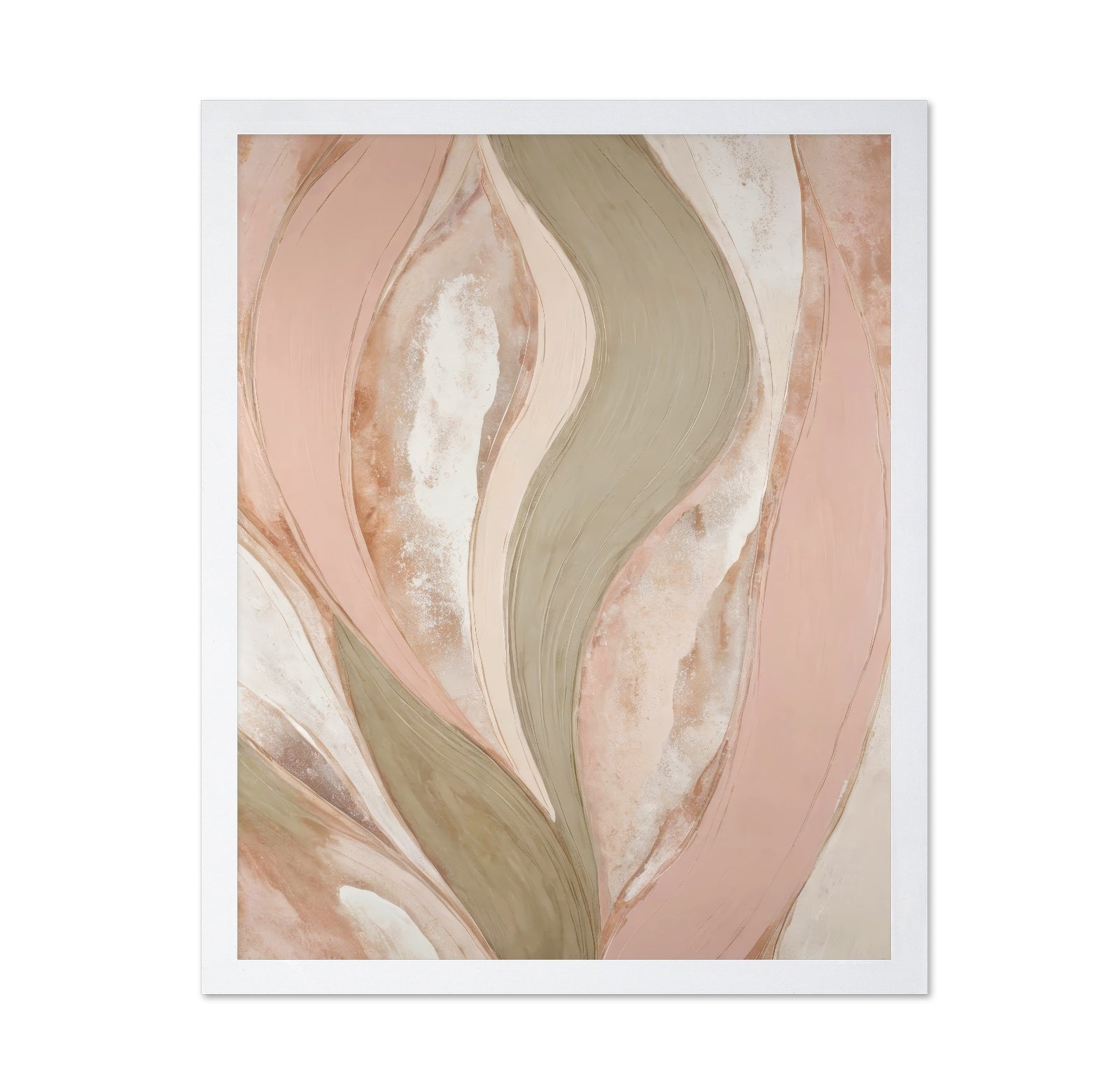 Blush Flow Abstract No2