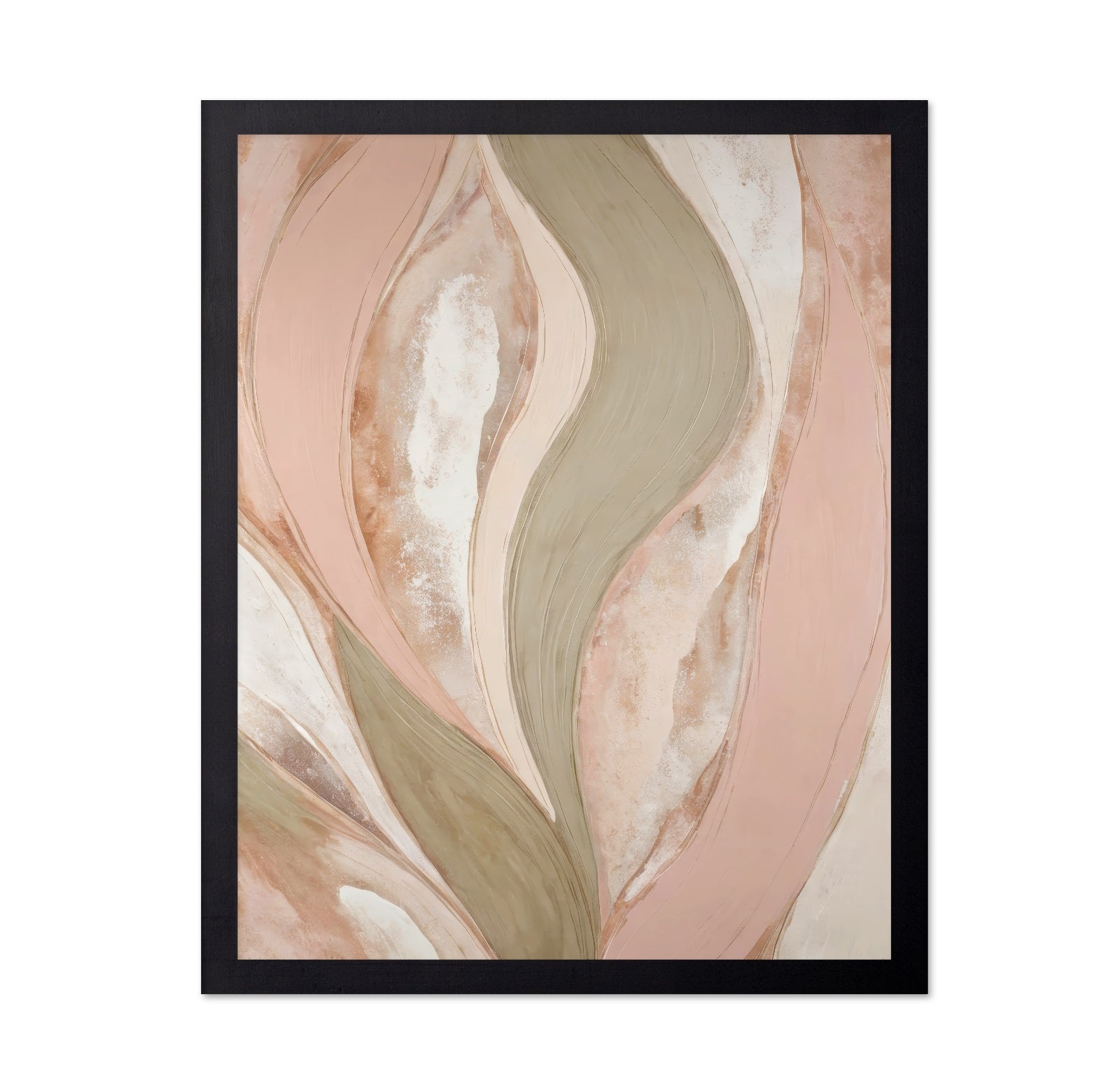 Blush Flow Abstract No2