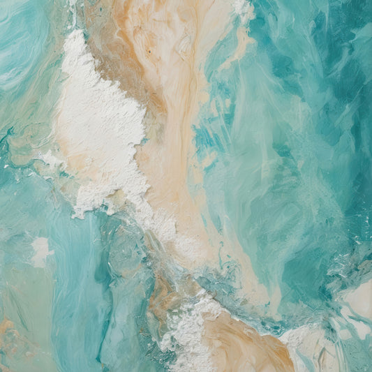 Aqua Earth Abstract