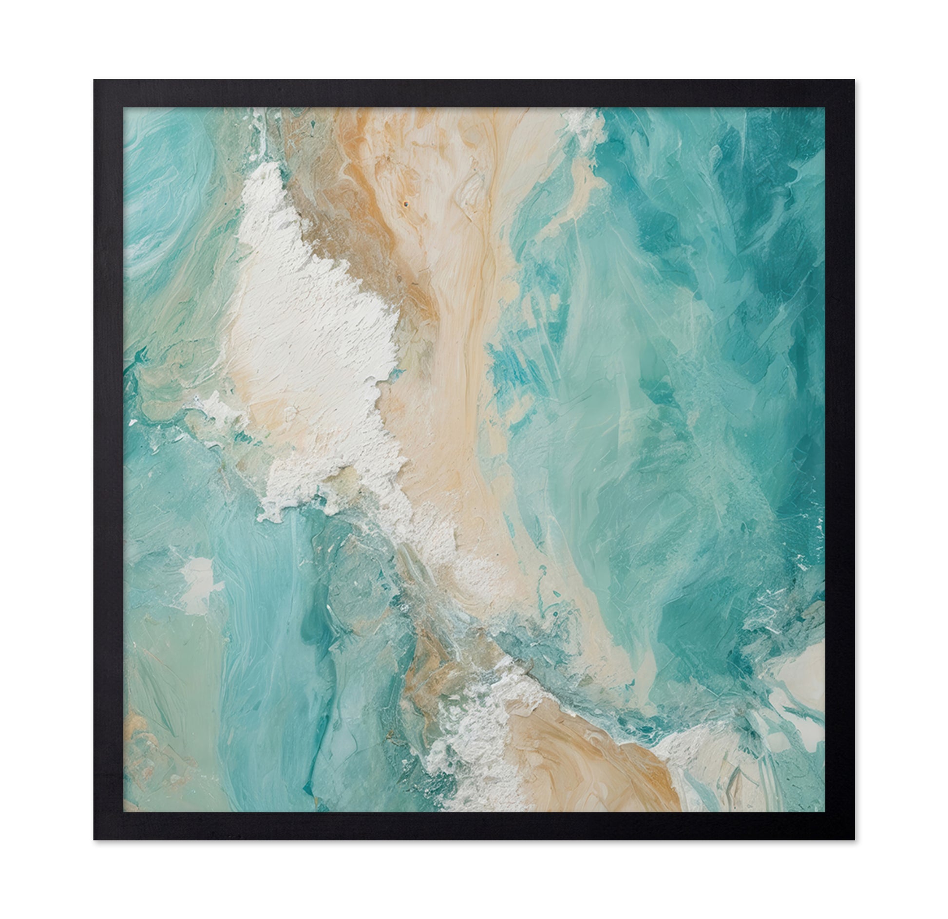 Aqua Earth Abstract