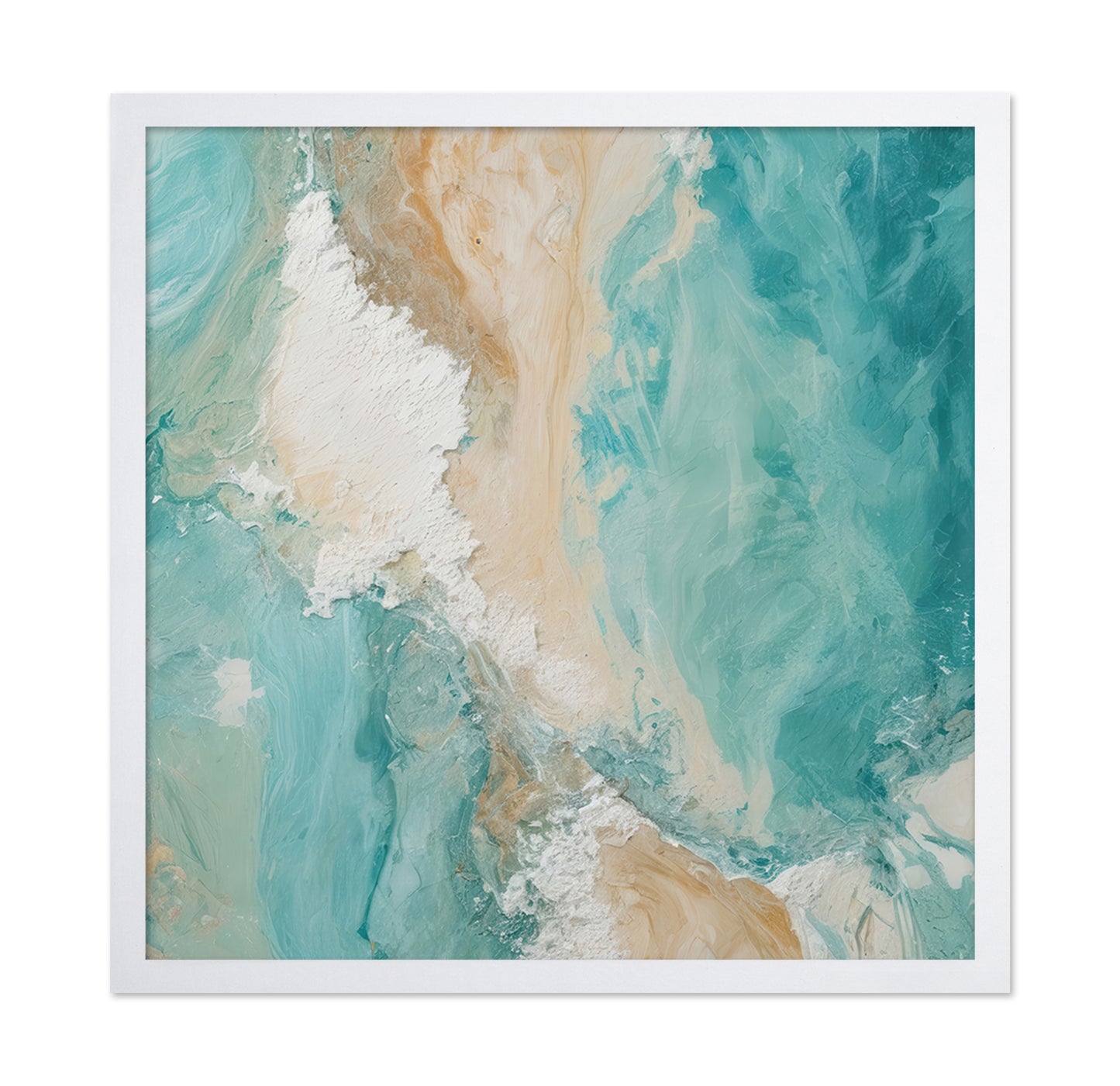 Aqua Earth Abstract