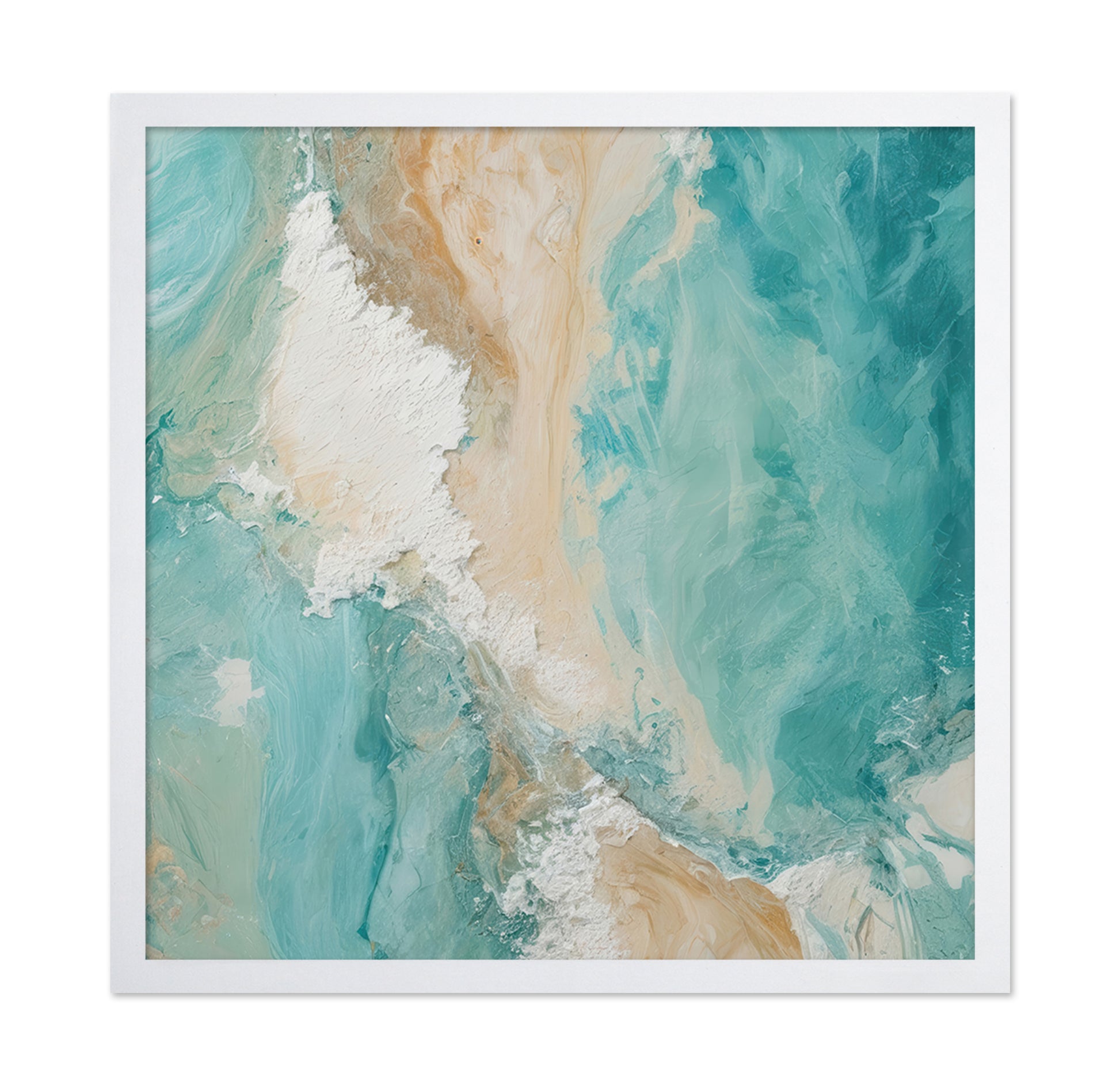 Aqua Earth Abstract