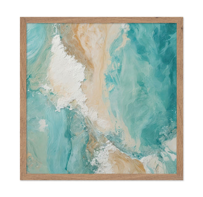 Aqua Earth Abstract