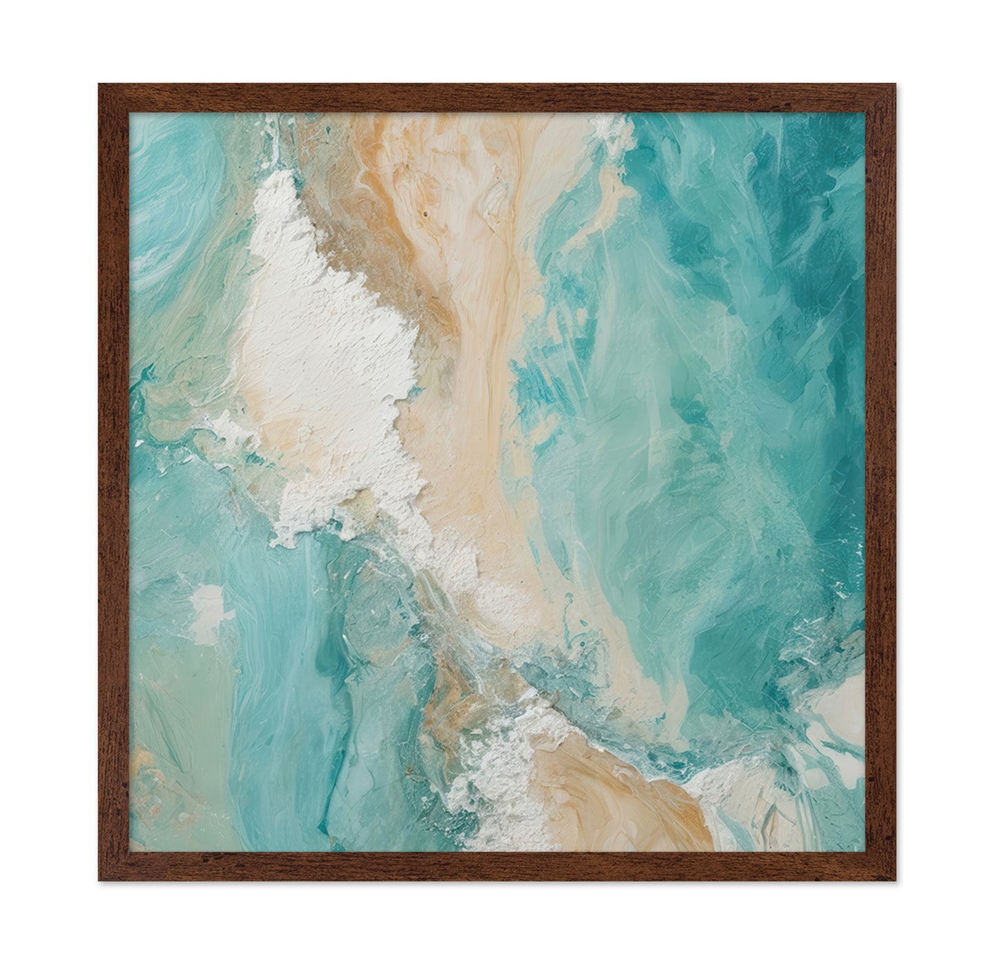Aqua Earth Abstract