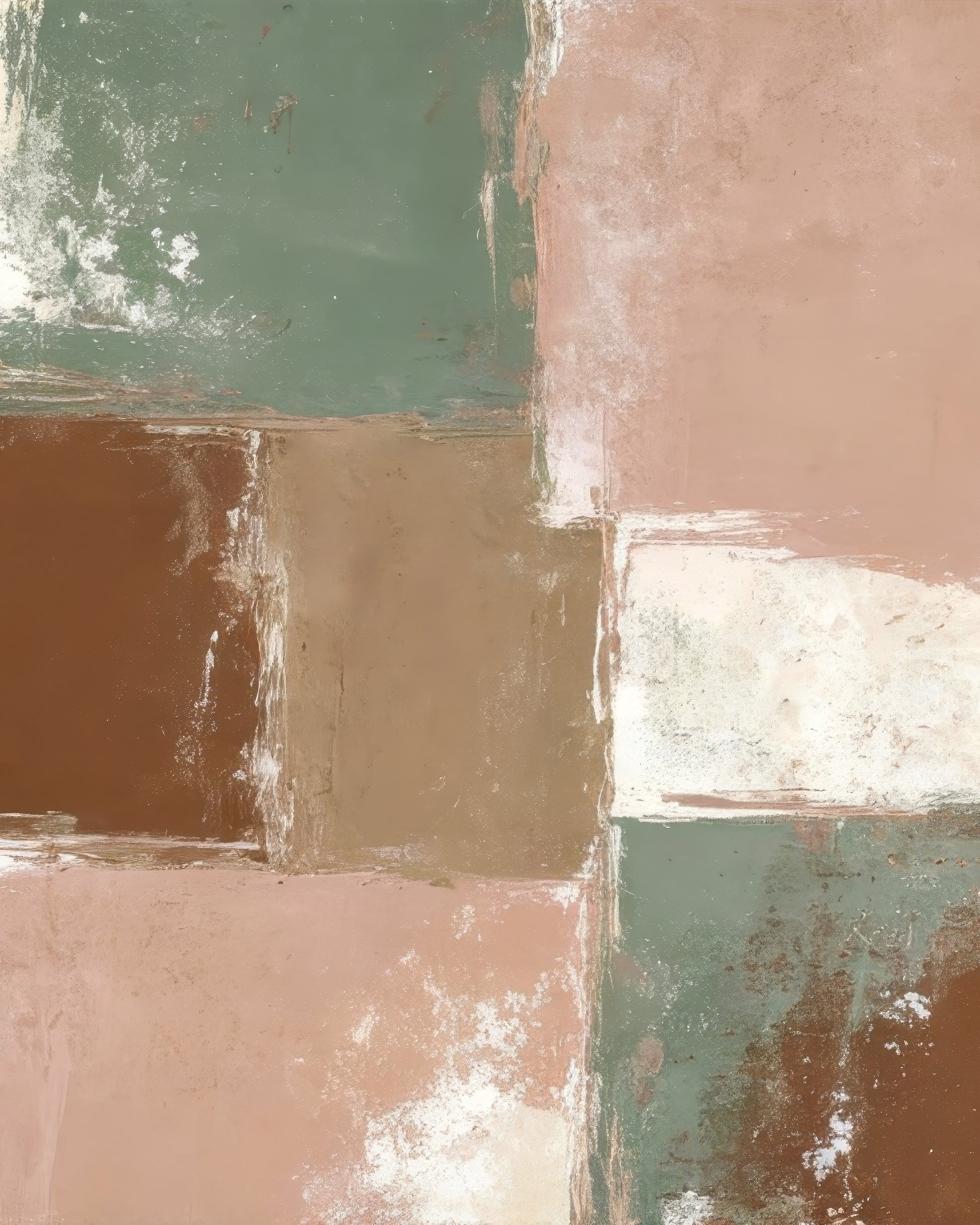 Earth Block Abstract