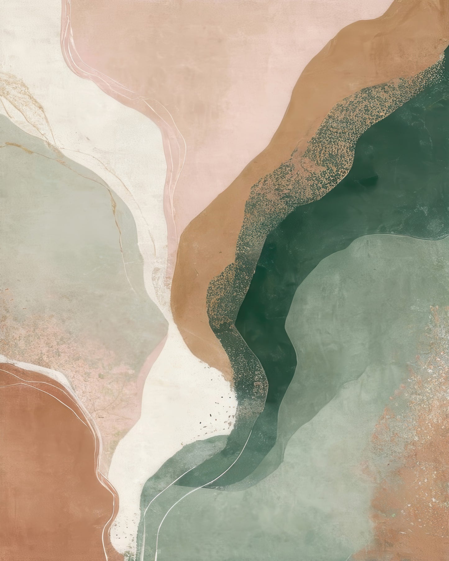 Coastal Earth Abstract