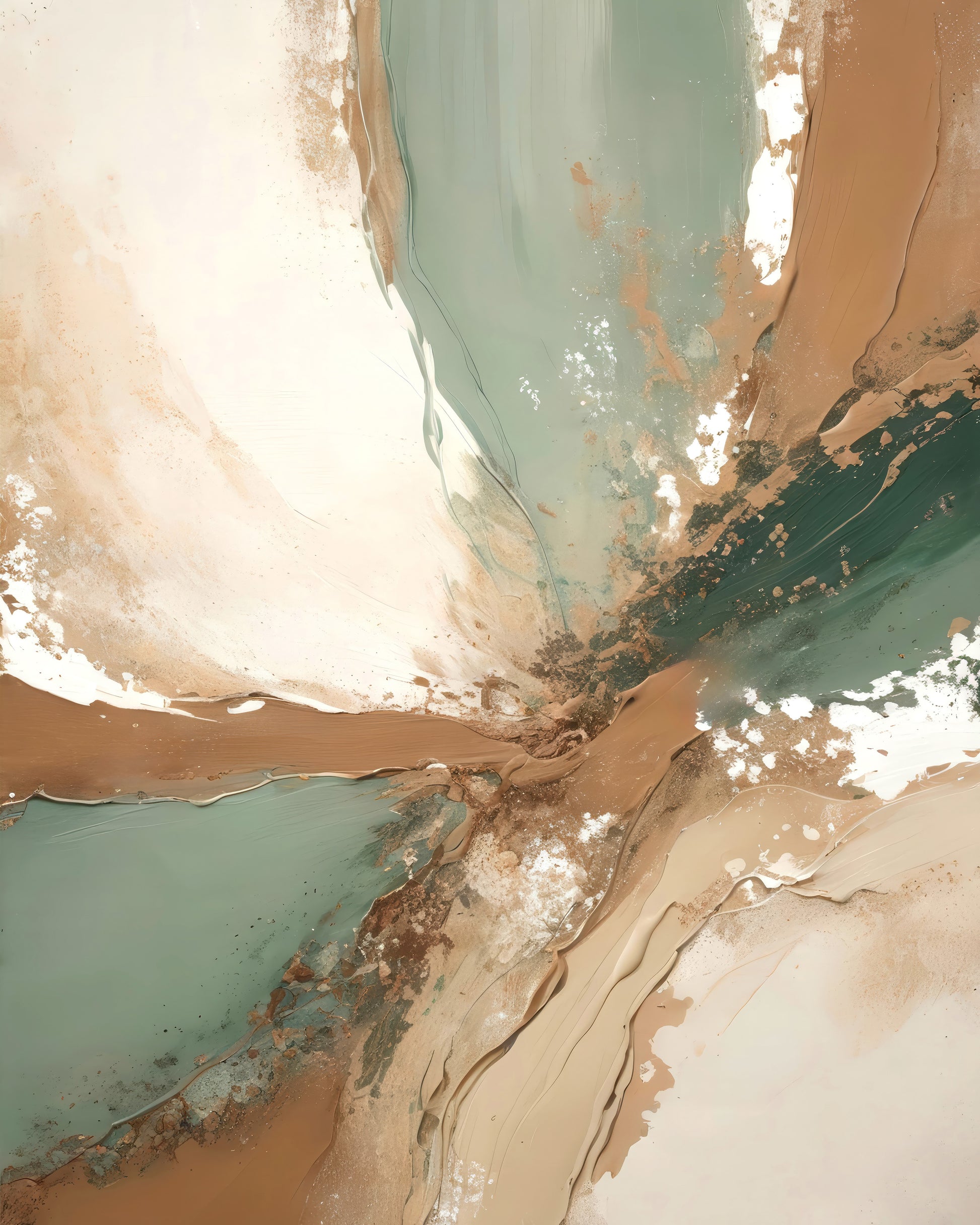 Earth Flow Abstract