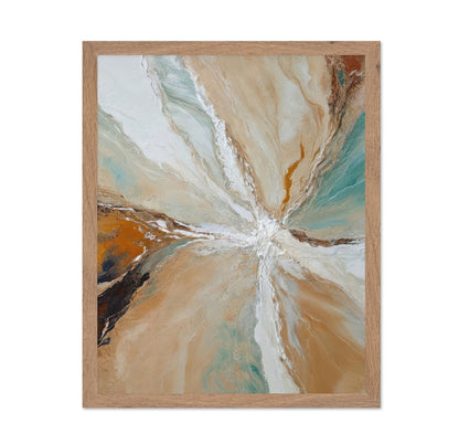 Earth Tones Abstract Flow