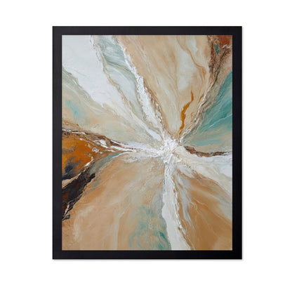 Earth Tones Abstract Flow