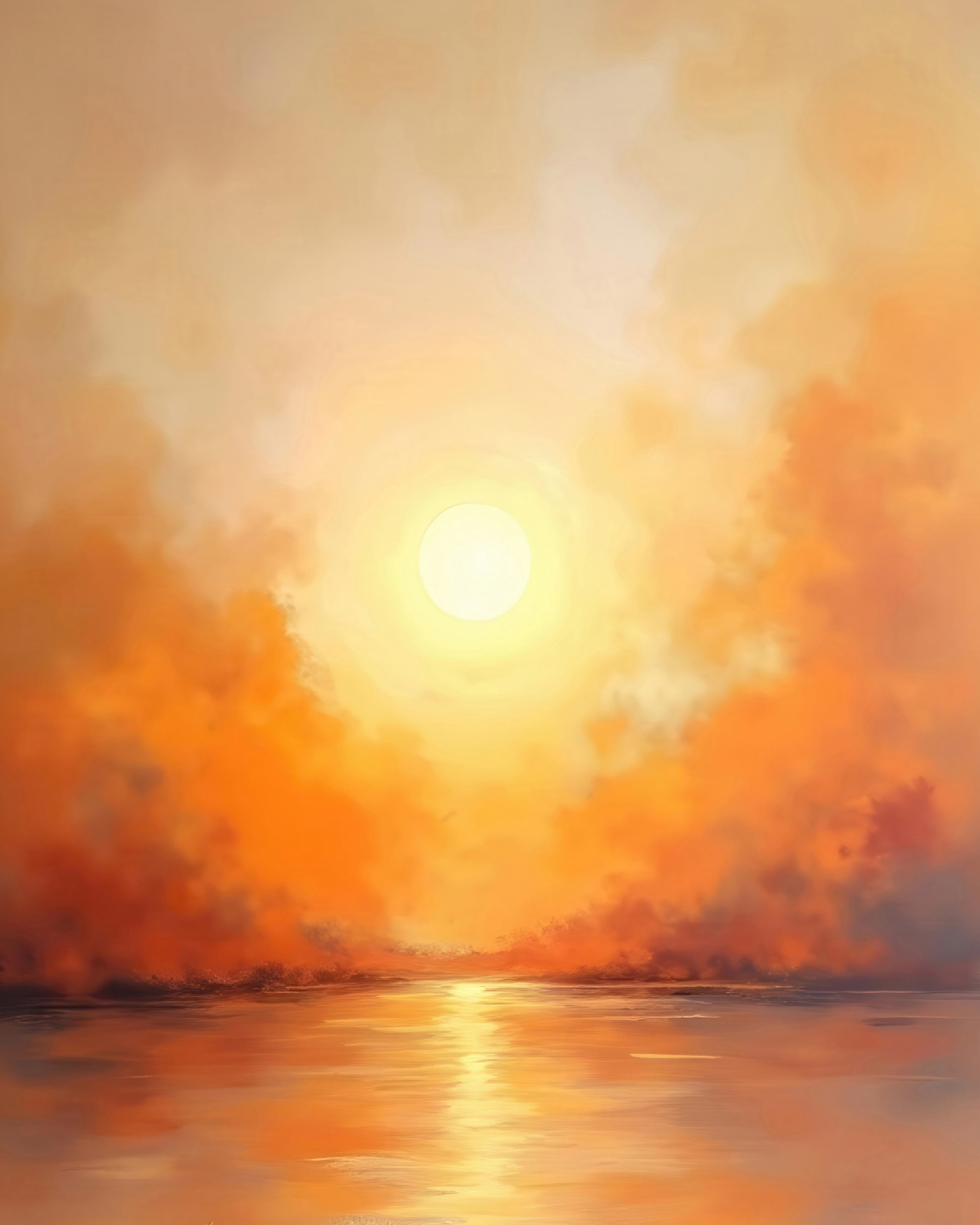 Golden Sunset Horizon No1