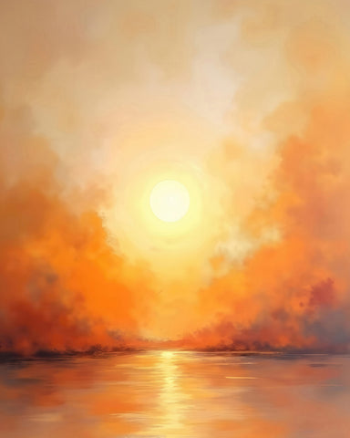 Golden Sunset Horizon No1