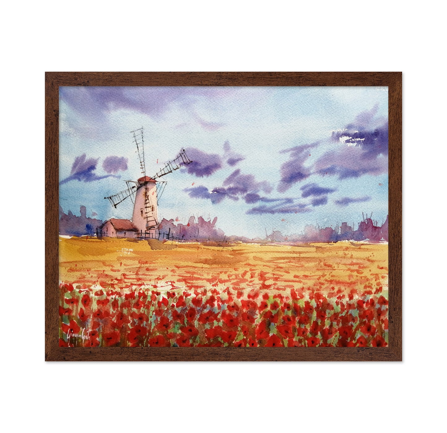 Poppy Field Windmill