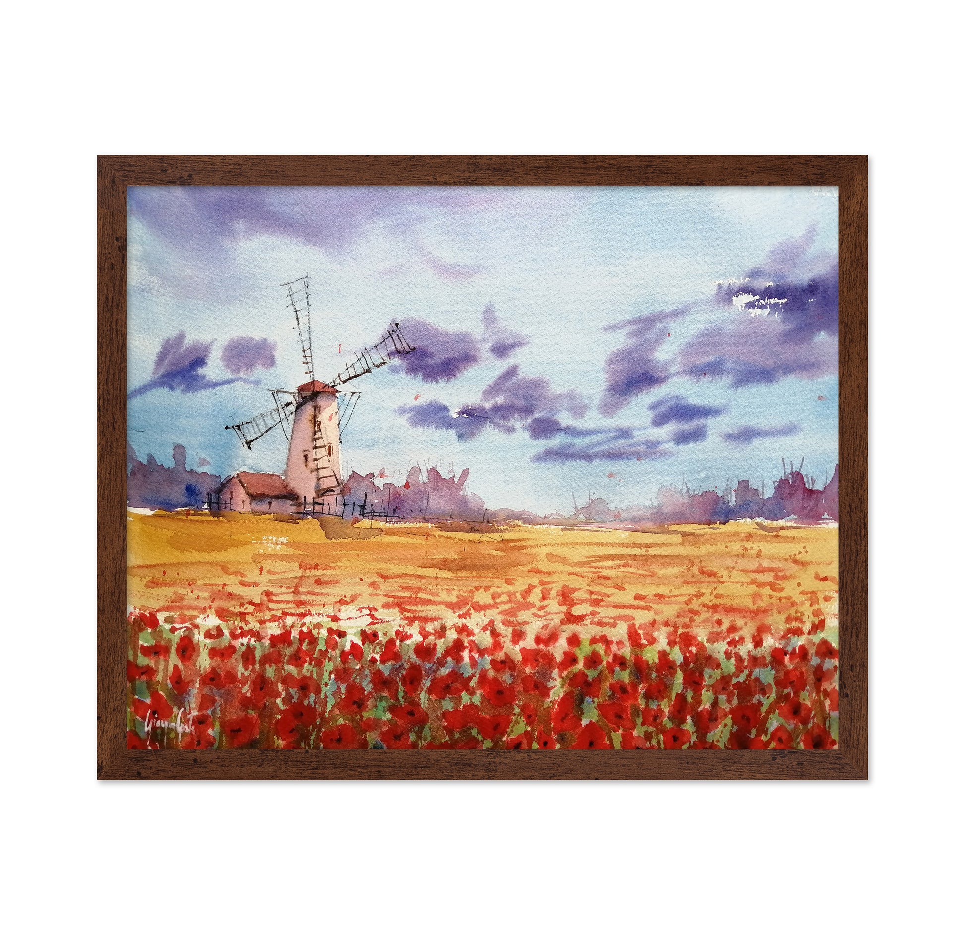 Poppy Field Windmill