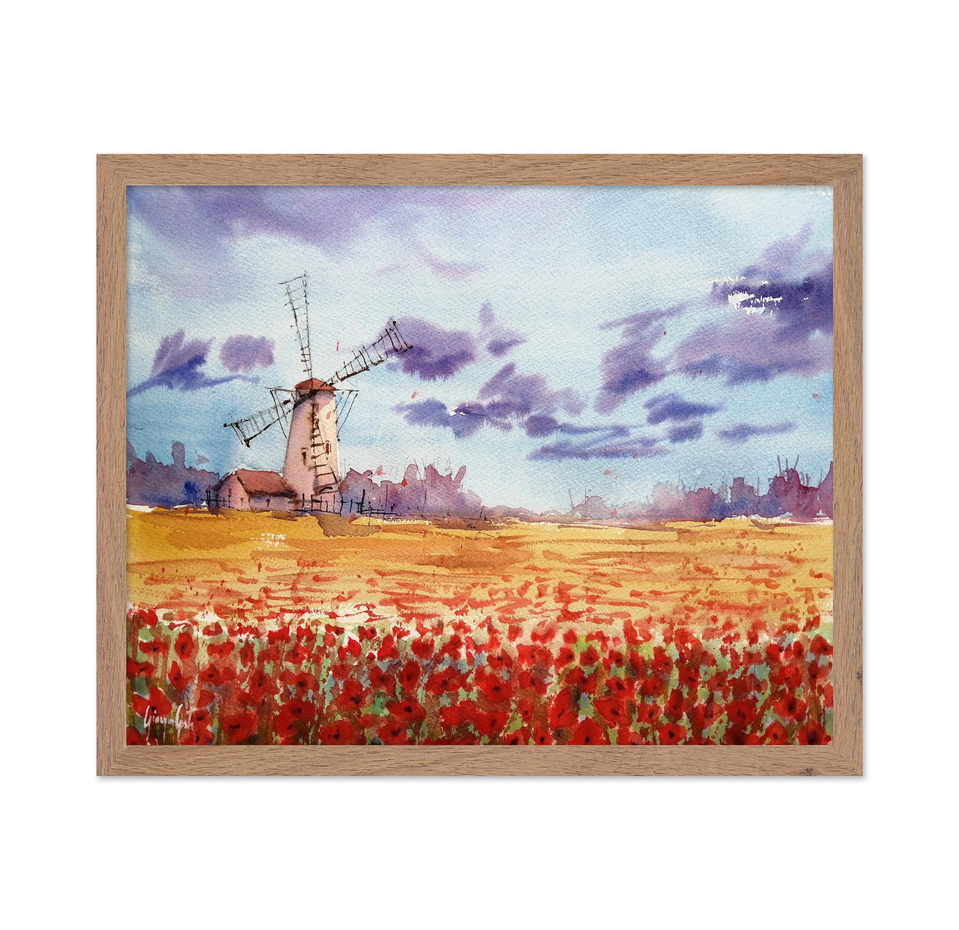 Poppy Field Windmill
