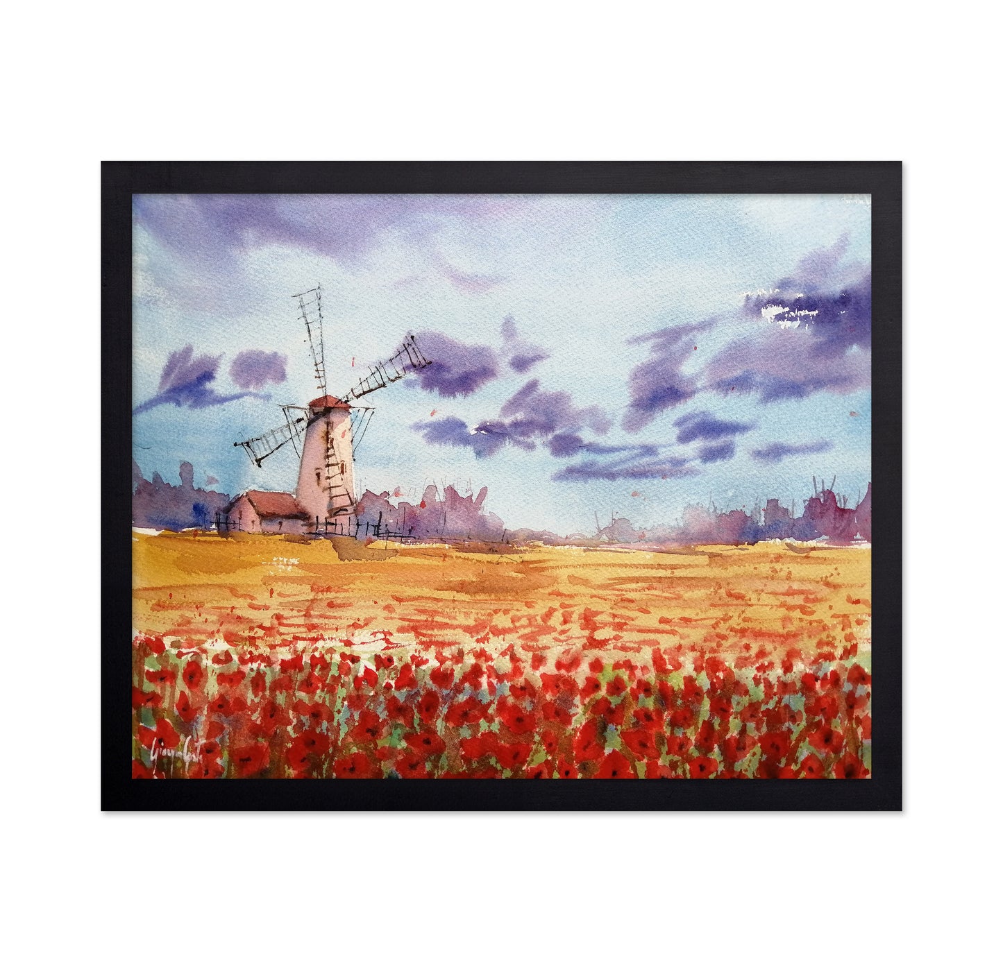 Poppy Field Windmill