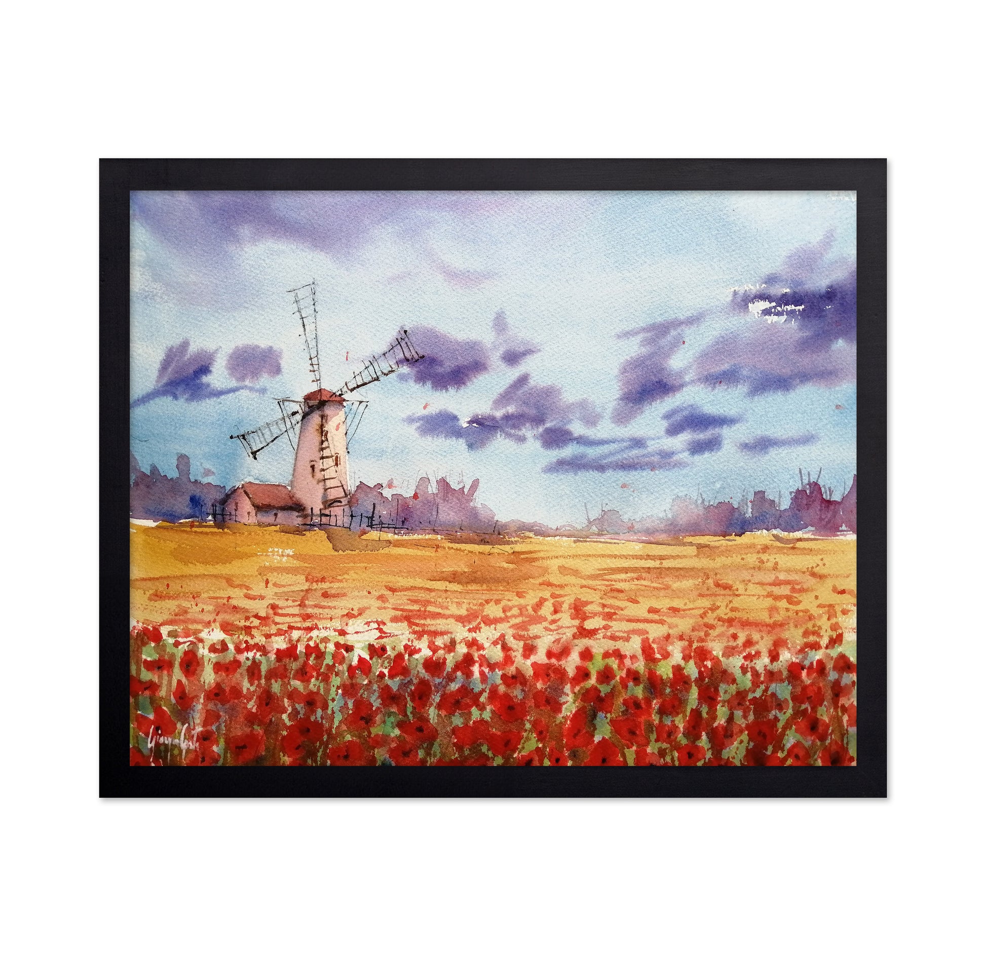 Poppy Field Windmill