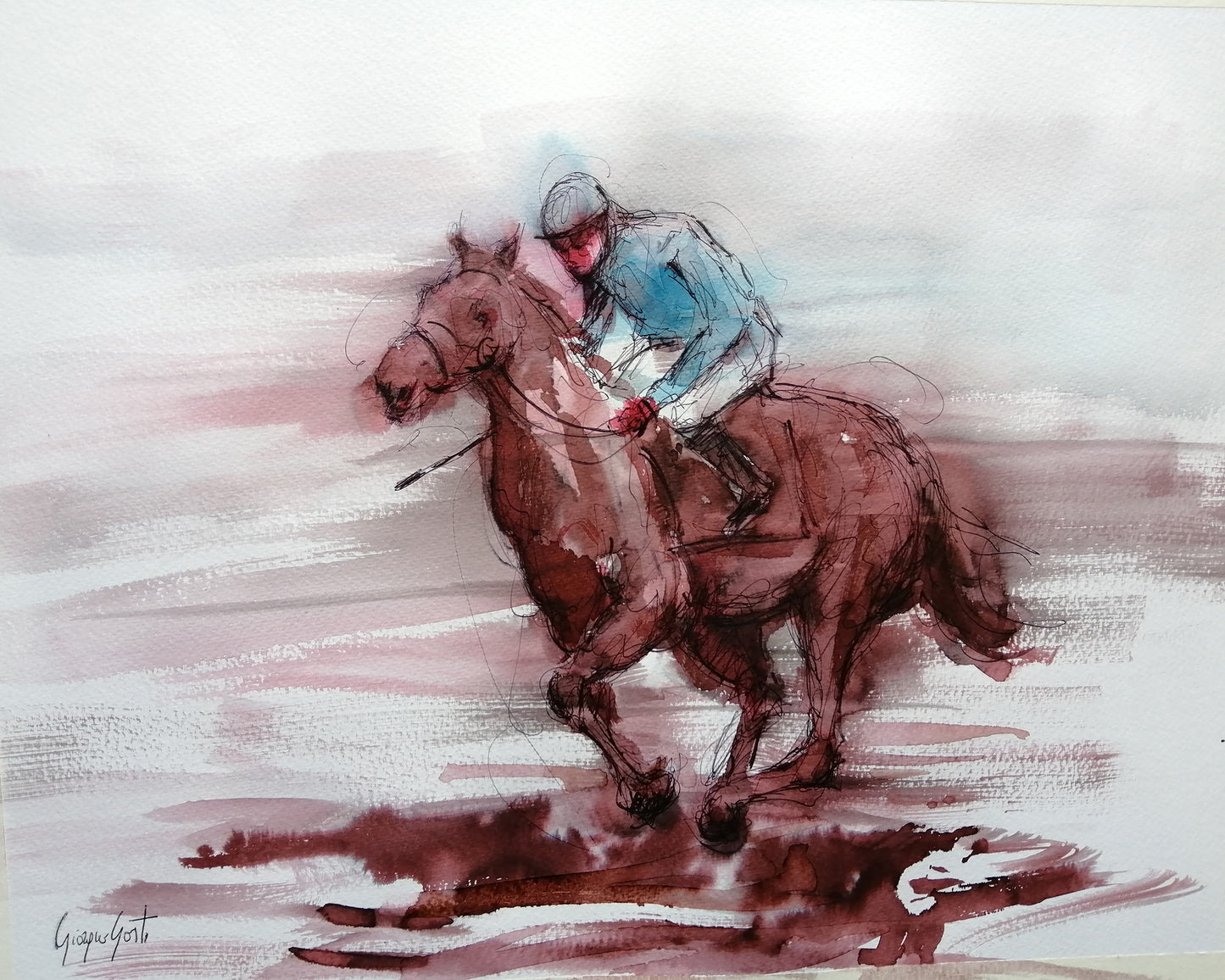 Racing Horse Rider