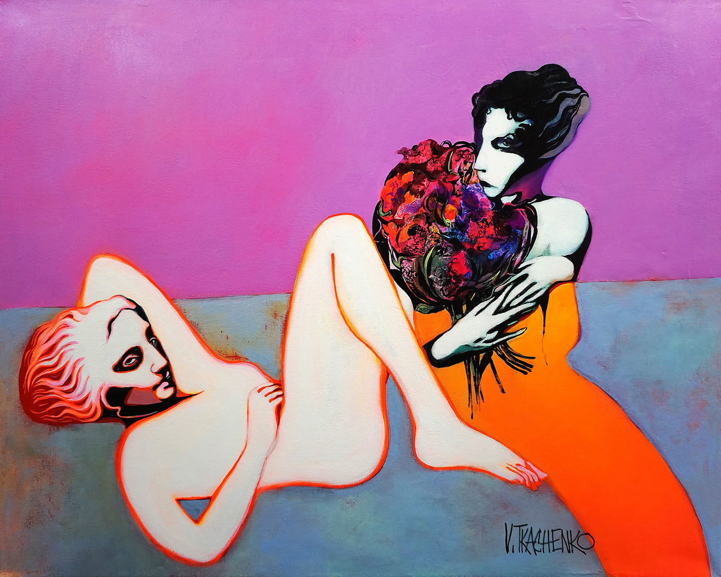 Reclining Figures Contrast